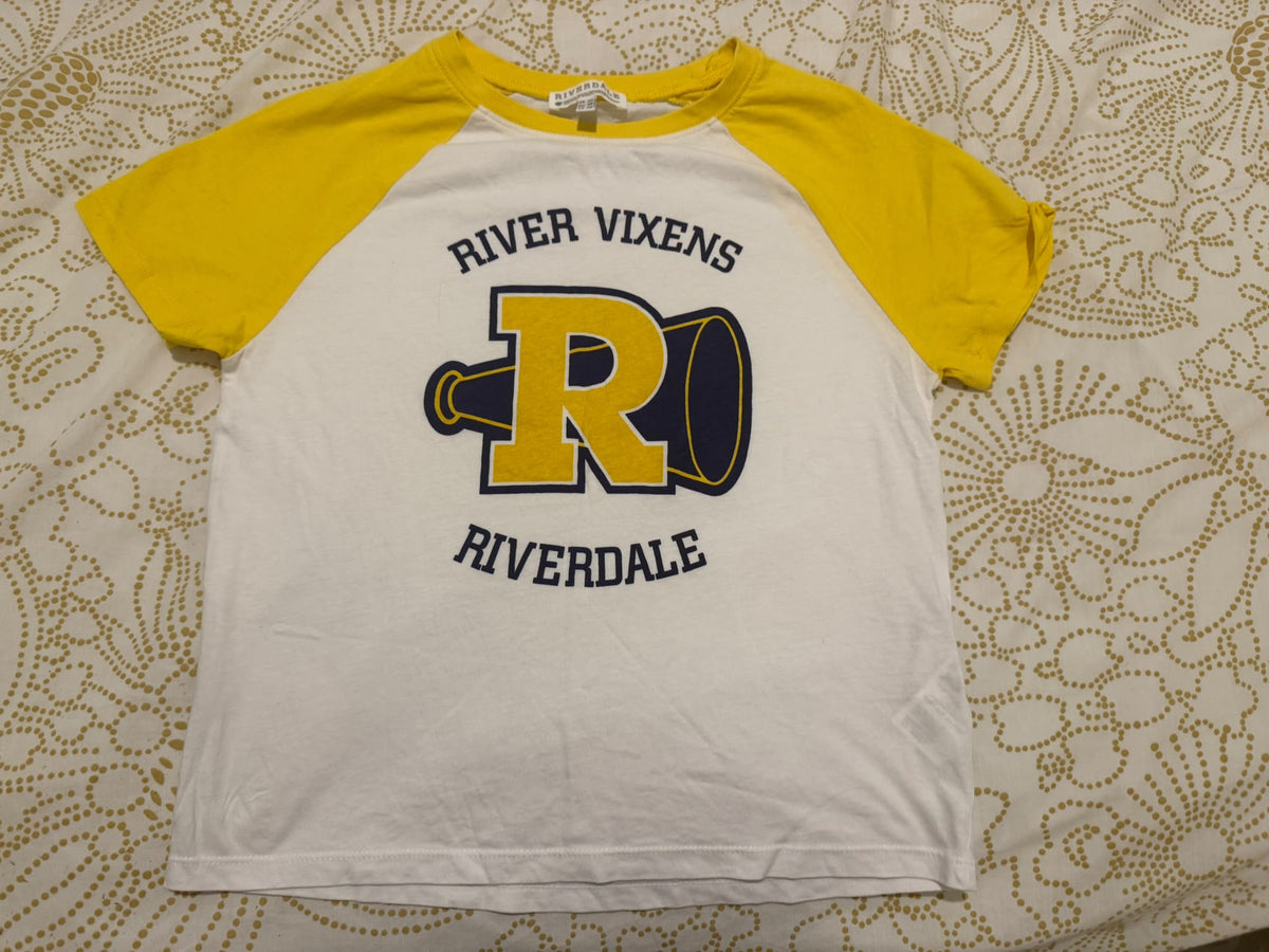 Riverdale Tee Yellow-White