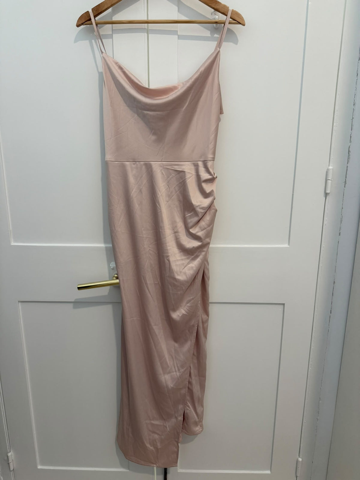 Satin Nude Dress