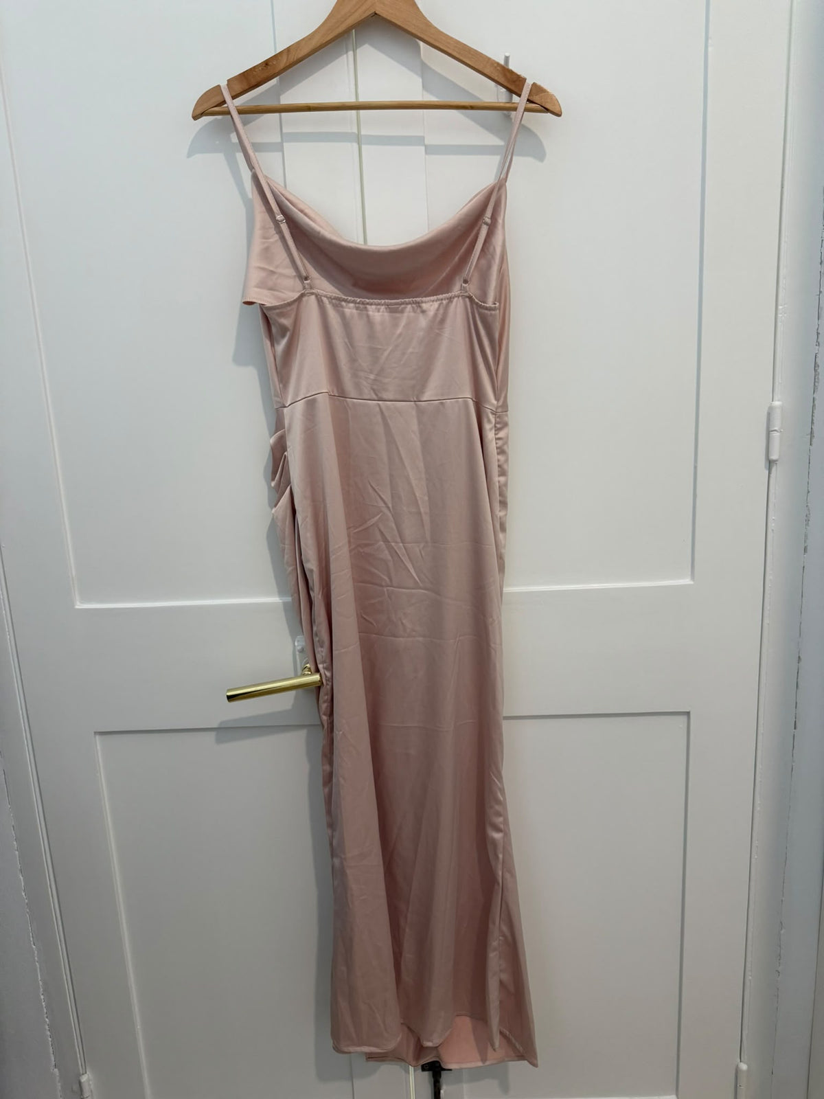 Satin Nude Dress