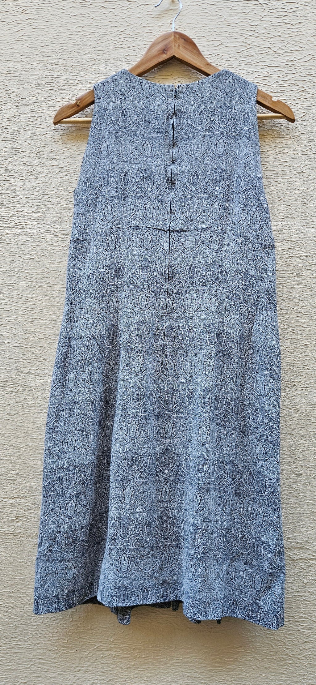 Pleated Button Dress