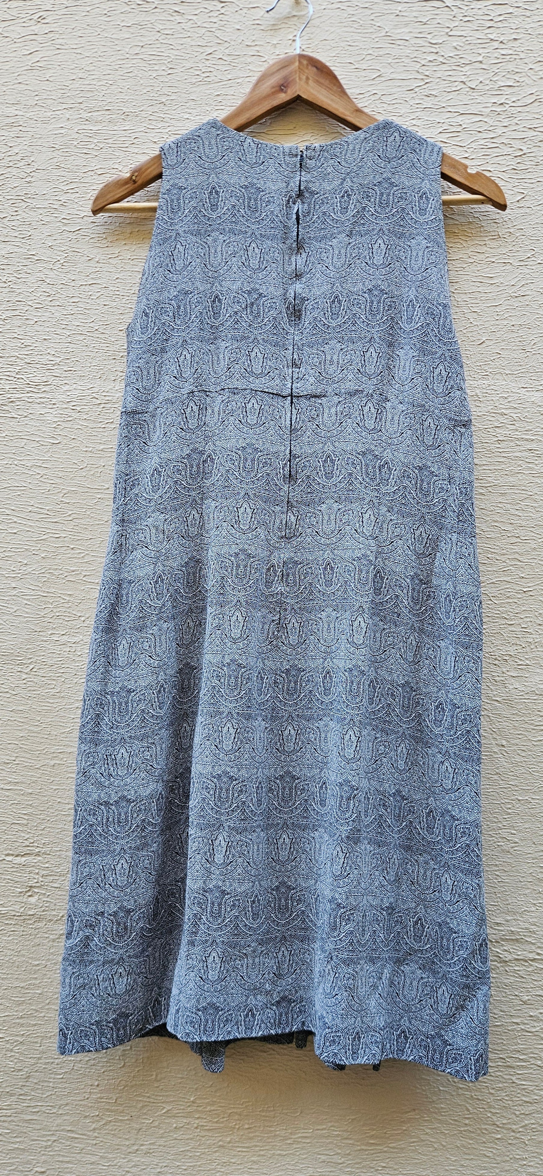 Pleated Button Dress