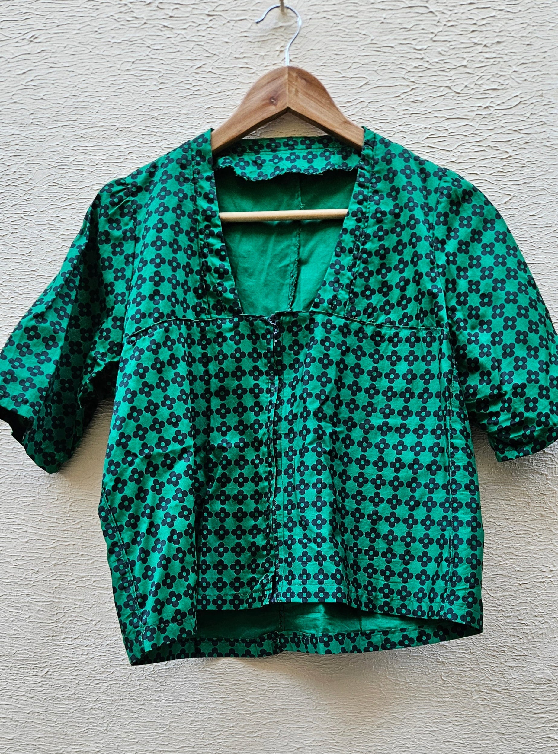 Retro Flora Blouse
