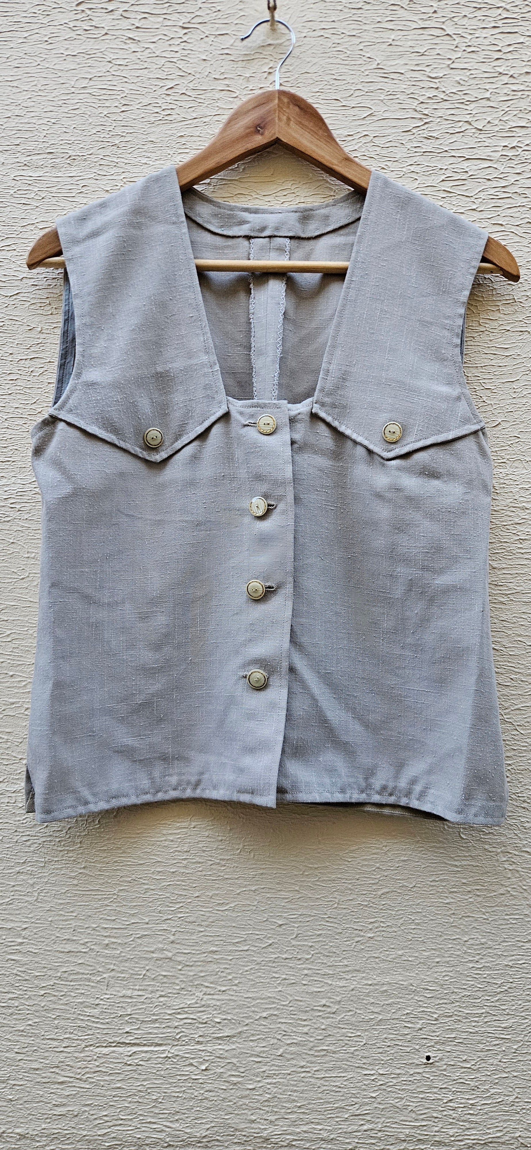 Vintage Button-Up Vest