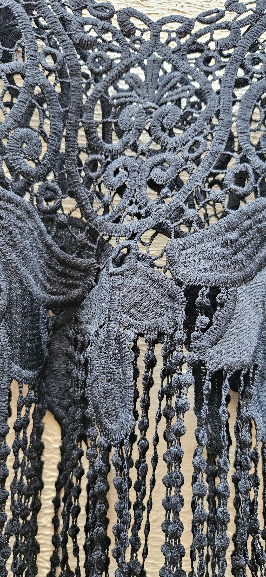 Black Crochet Bralette Top