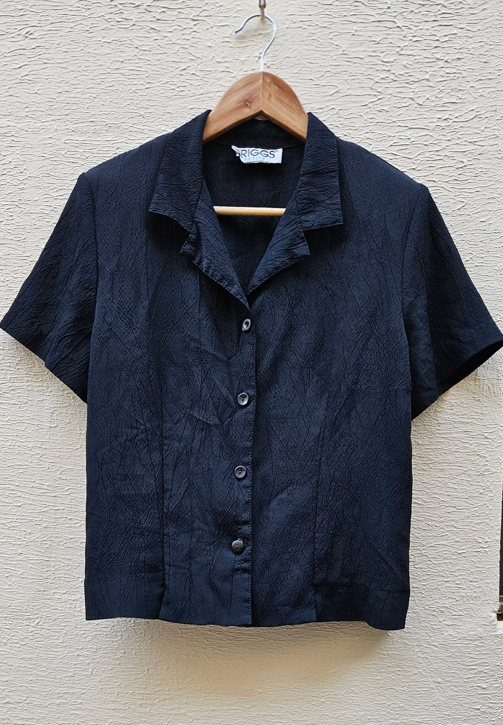 Vintage Black Blouse