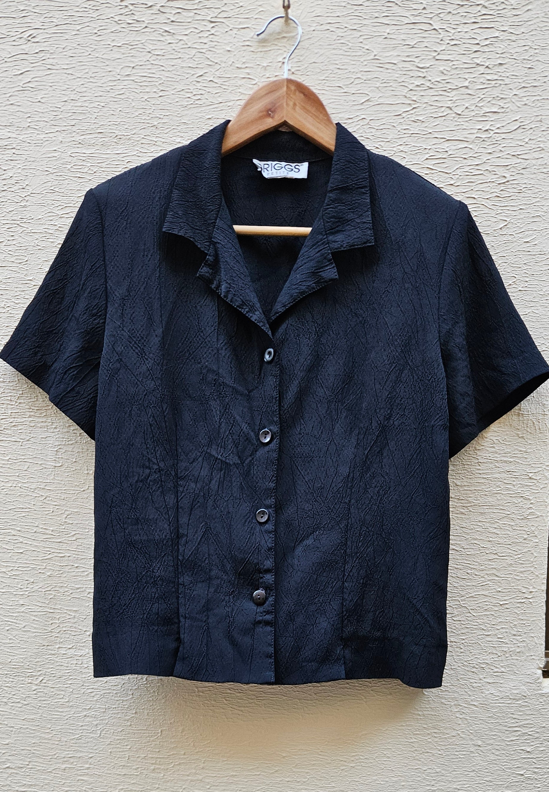 Vintage Black Blouse
