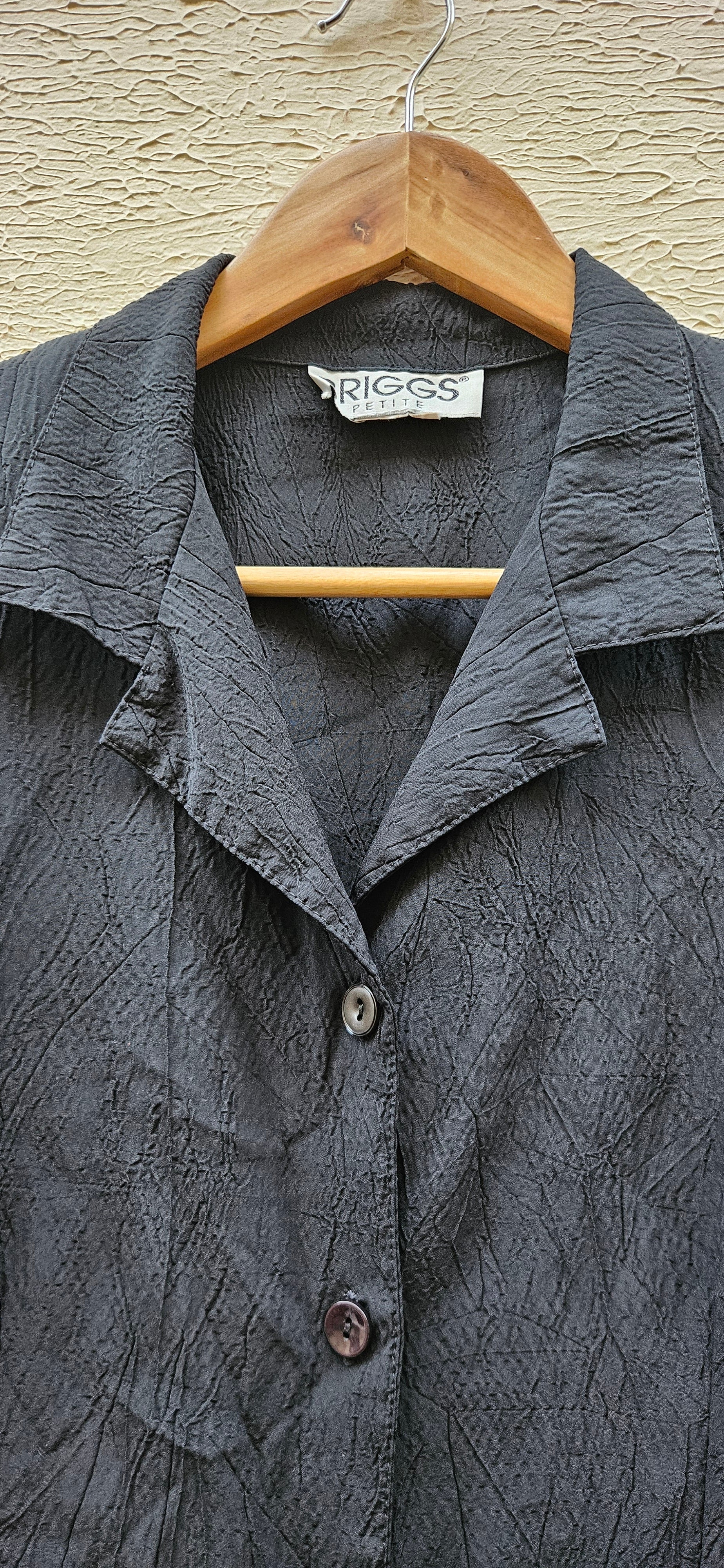 Vintage Black Blouse
