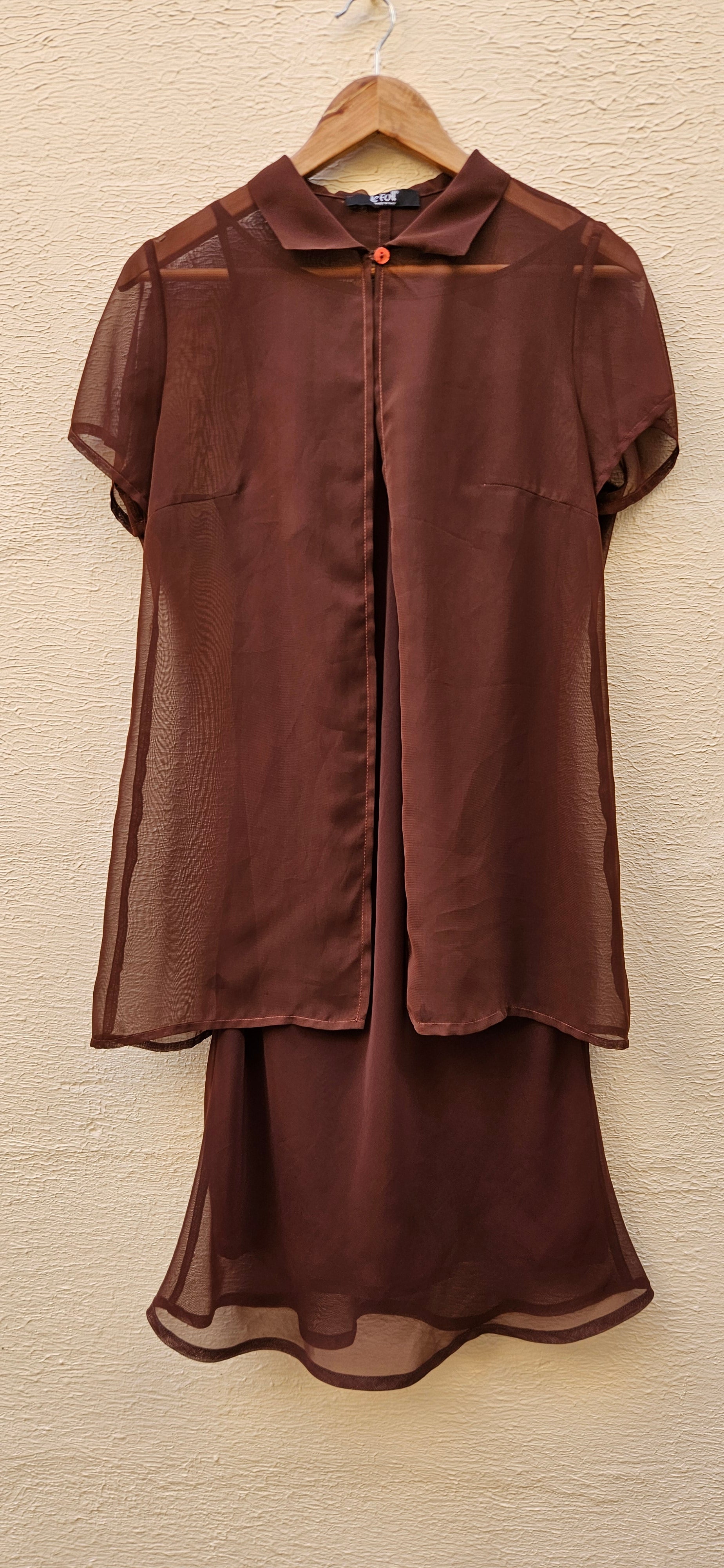 Two-Piece Brown Set