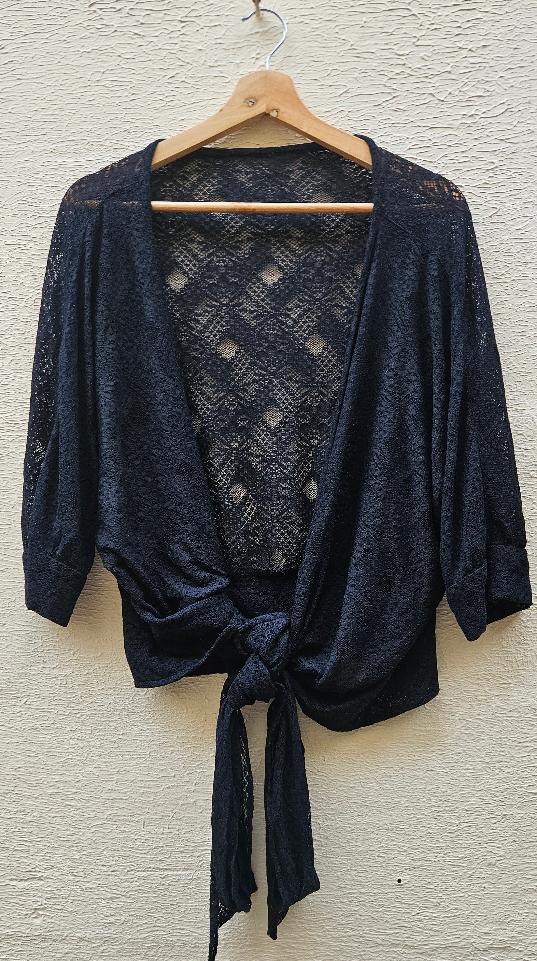 Black Lace Cardigan