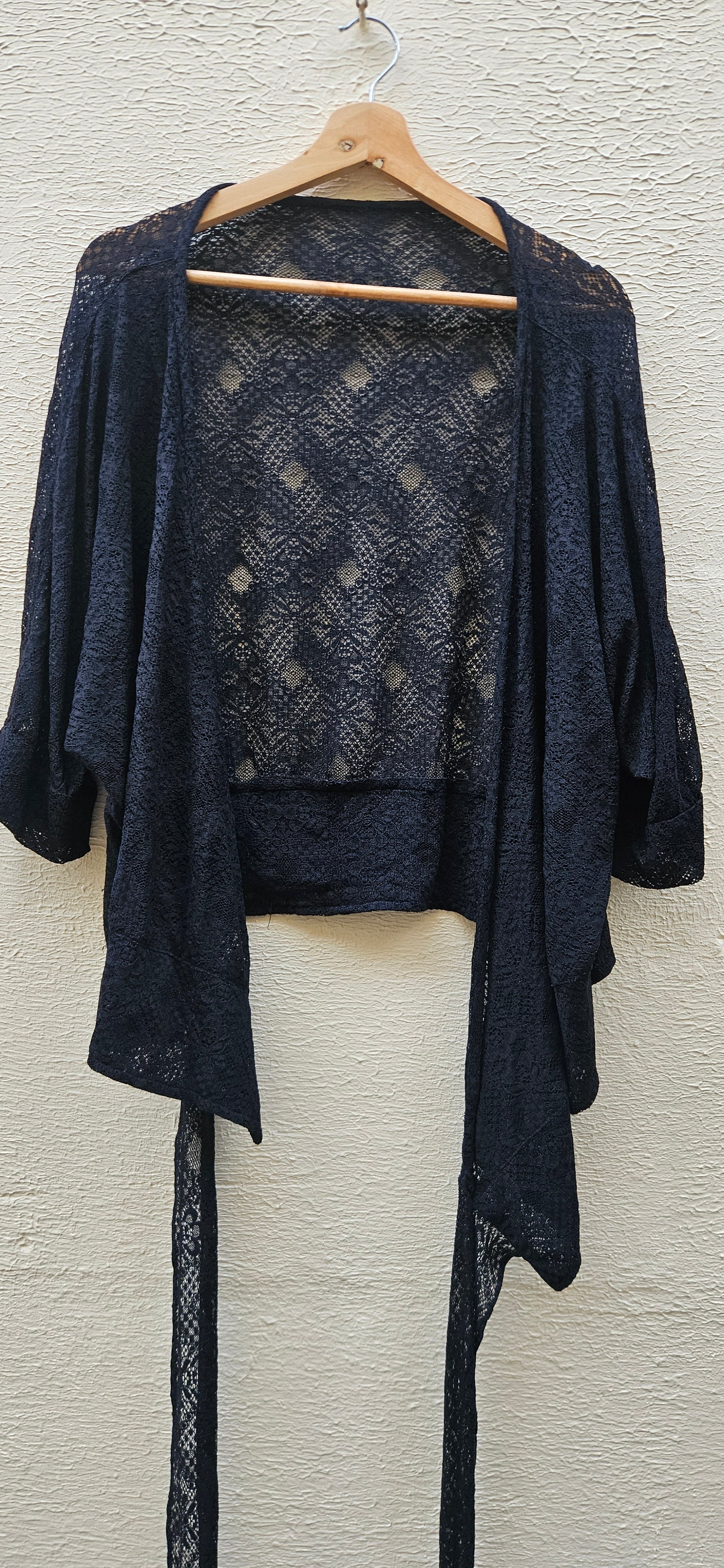 Black Lace Cardigan