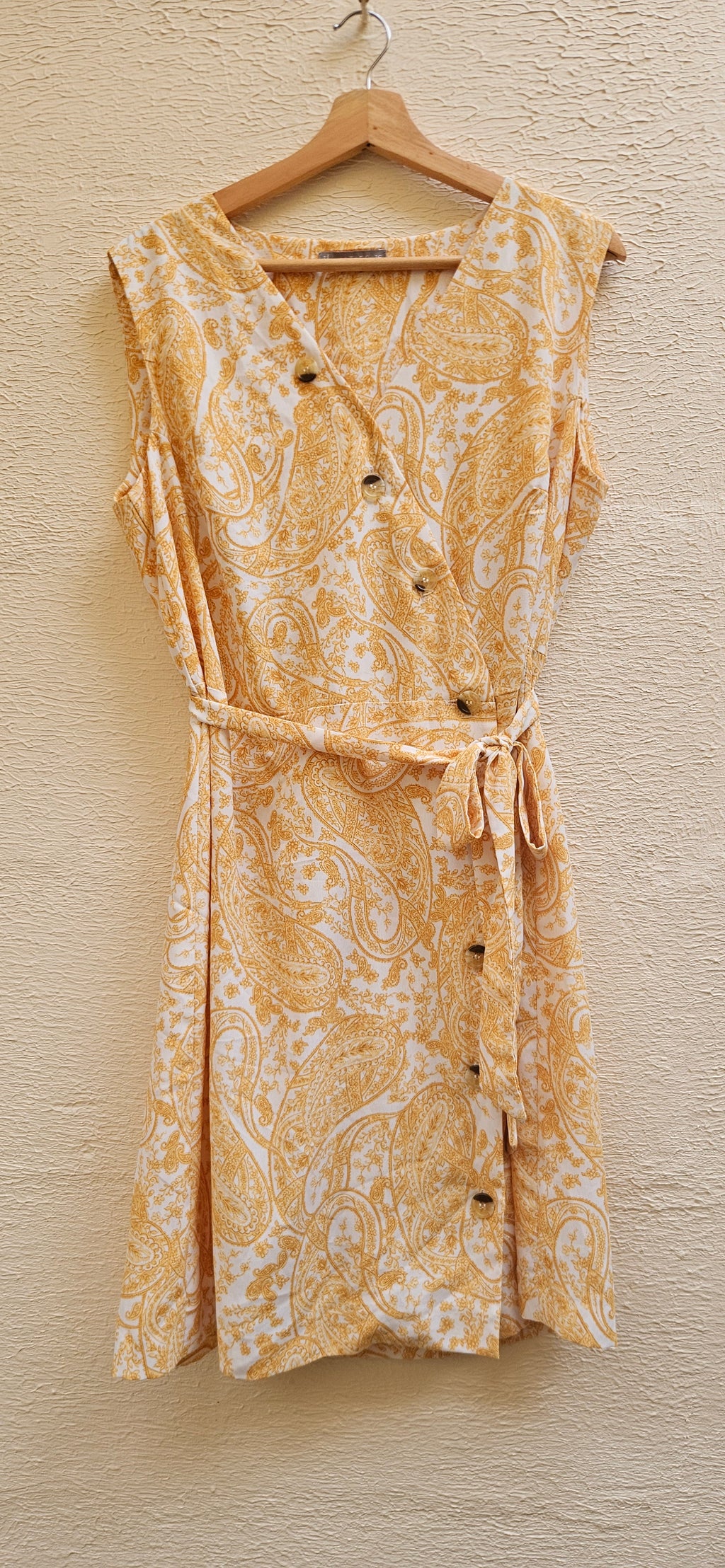 Yellow Paisley Dress