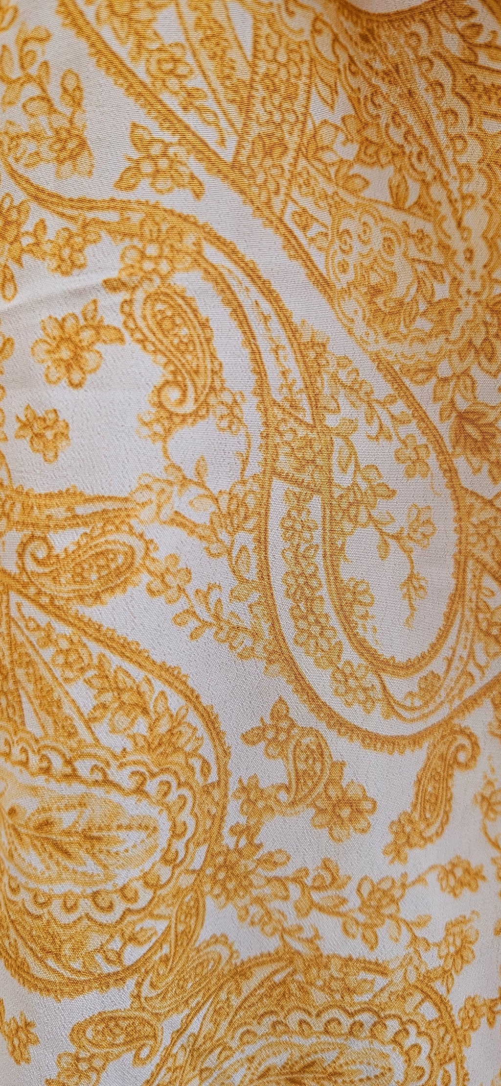 Yellow Paisley Dress