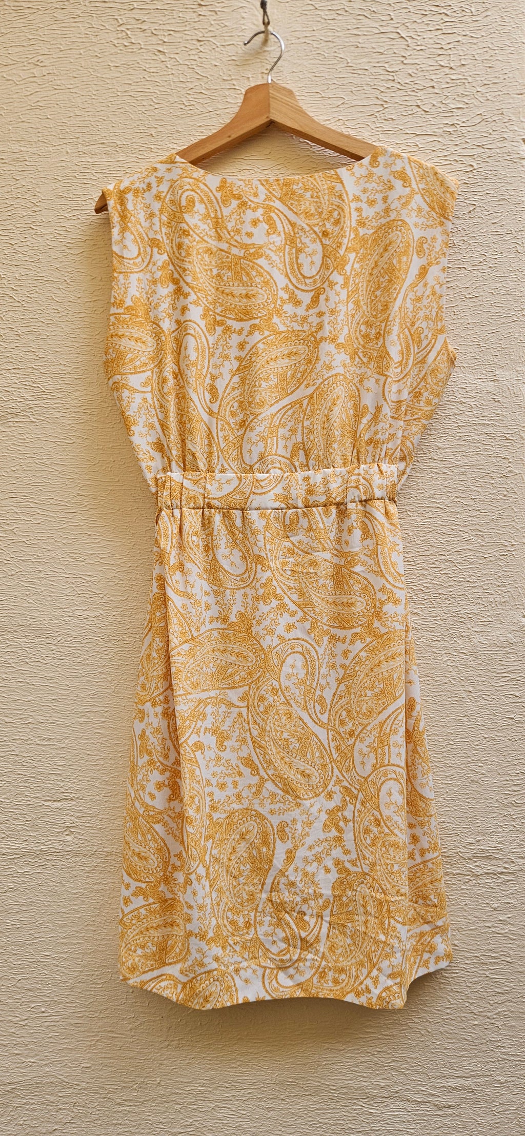 Yellow Paisley Dress