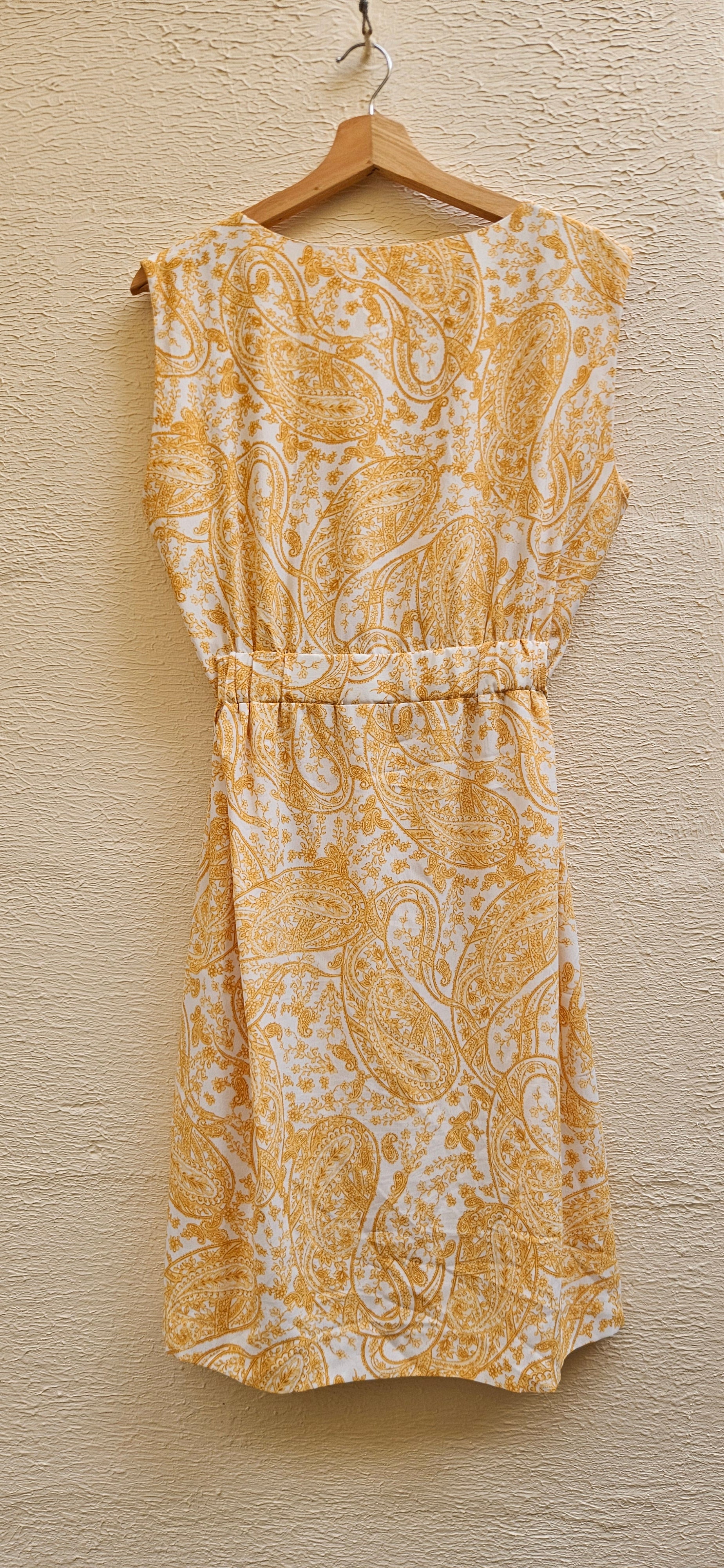 Yellow Paisley Dress