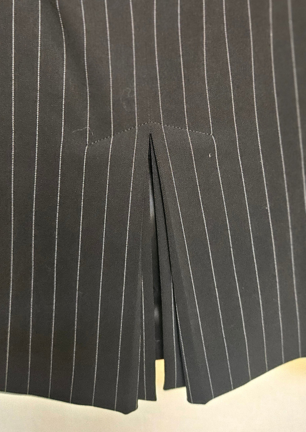 Luisa Spagnoli Pinstripe Blazer & Skirt Set