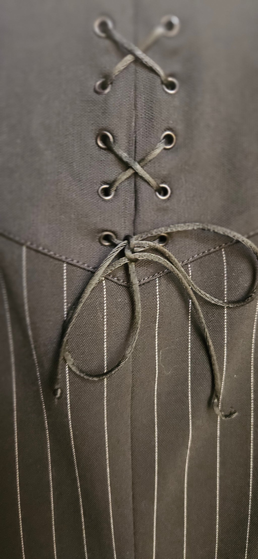 Luisa Spagnoli Pinstripe Blazer & Skirt Set