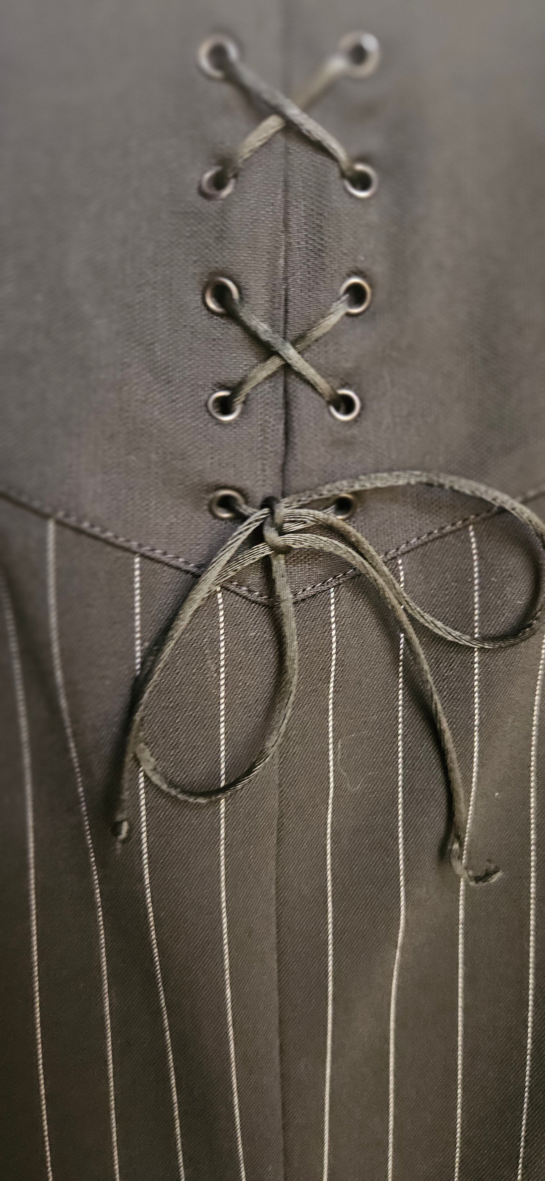 Luisa Spagnoli Pinstripe Blazer & Skirt Set