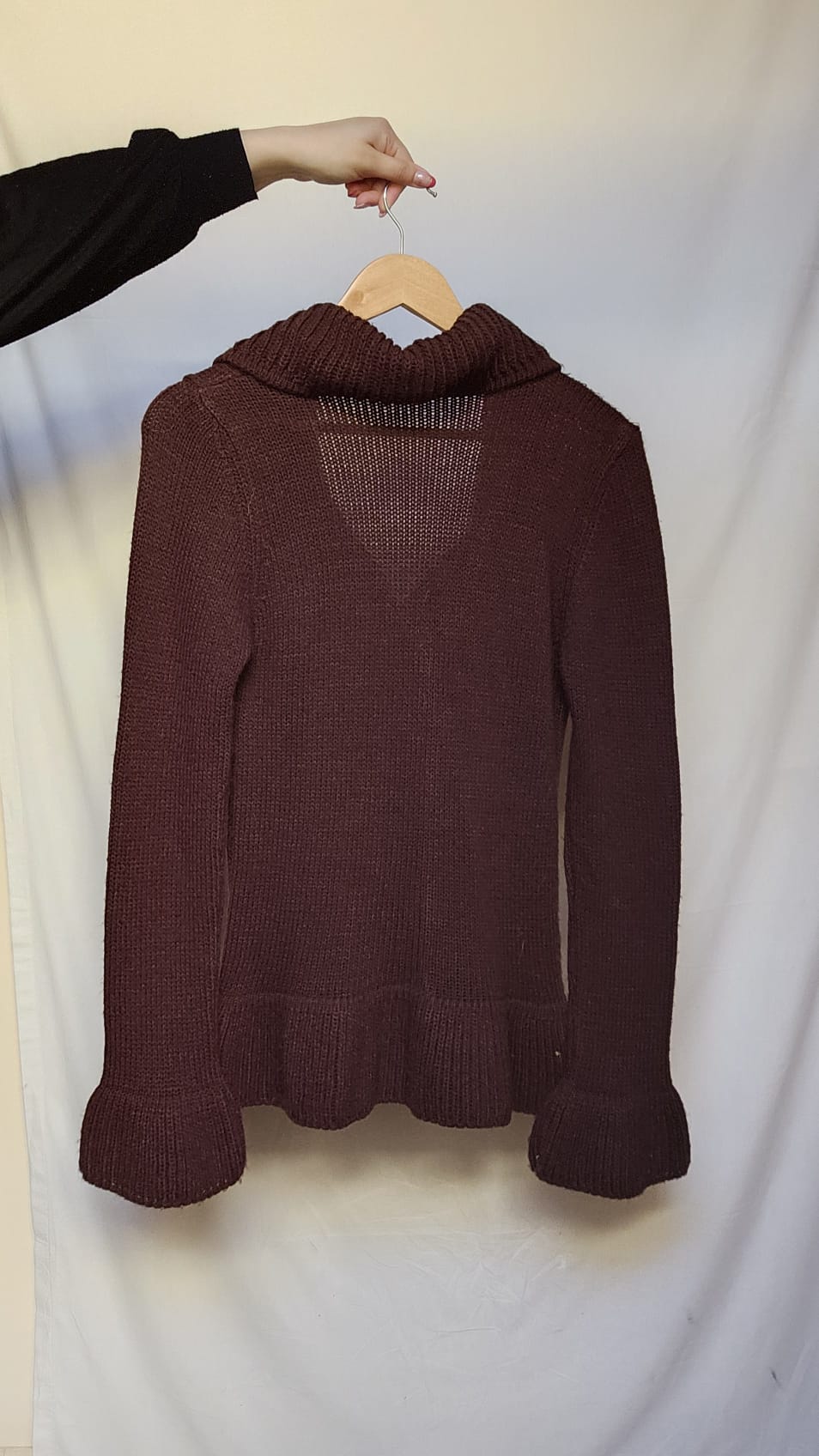 Brown Knit Cardigan