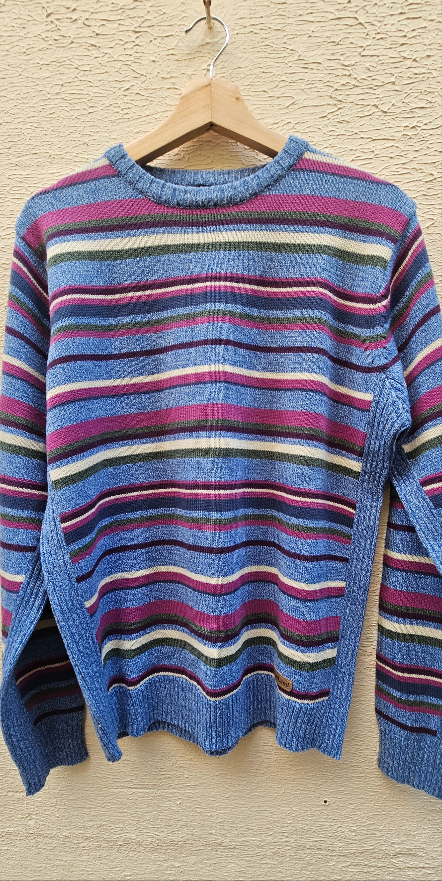 Vintage Colourful Striped Knit Sweater