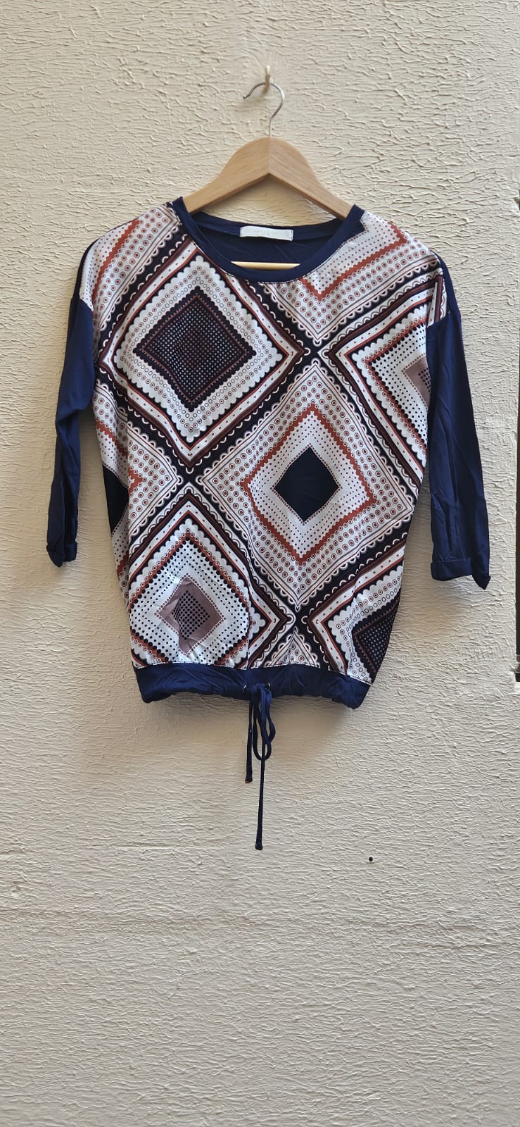 Geometric Print Top