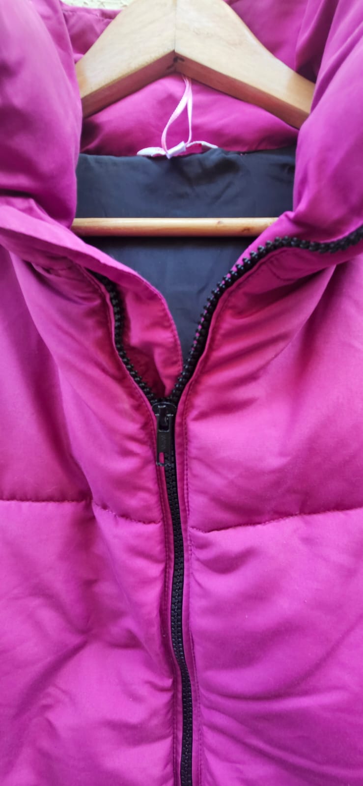 Hot Pink Puffer Jacket