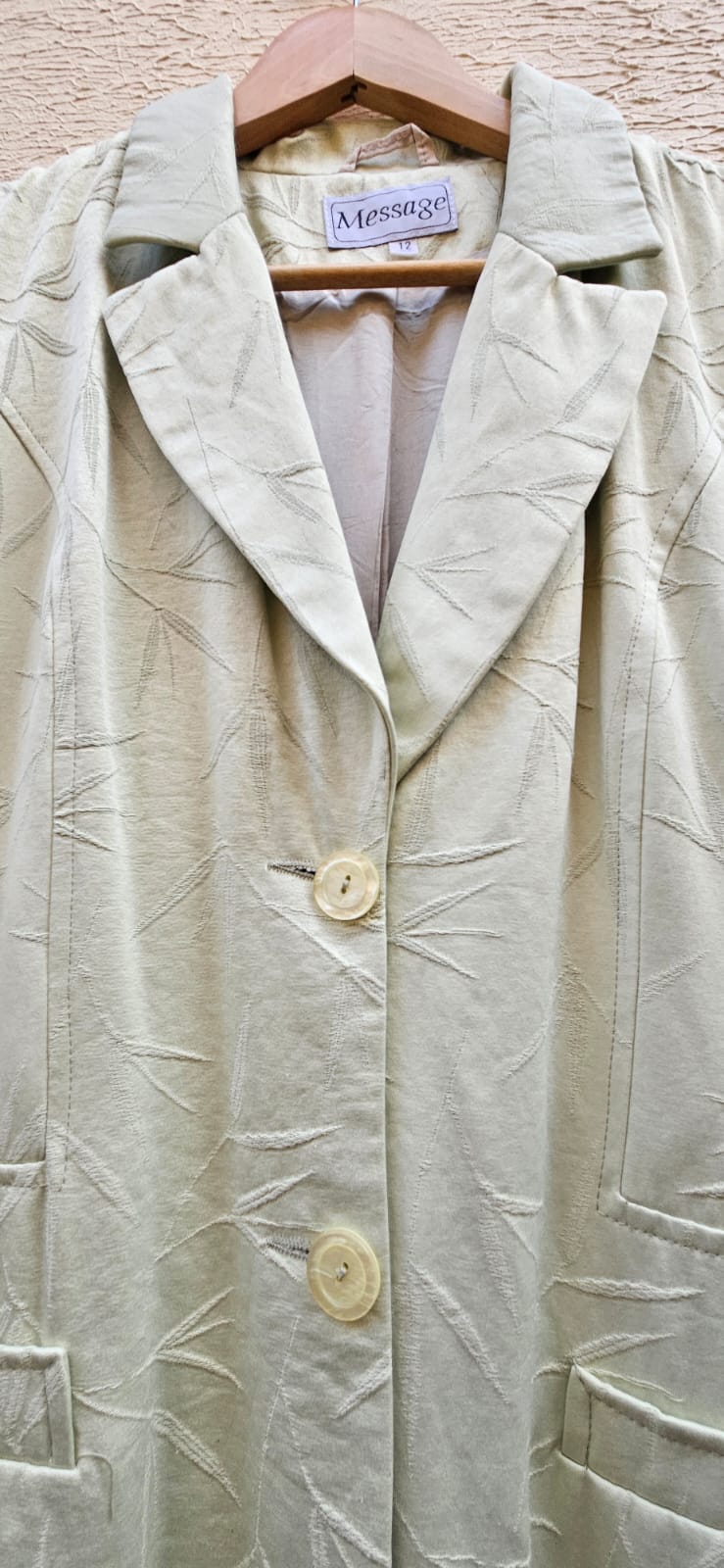 Long Pale Green Blazer