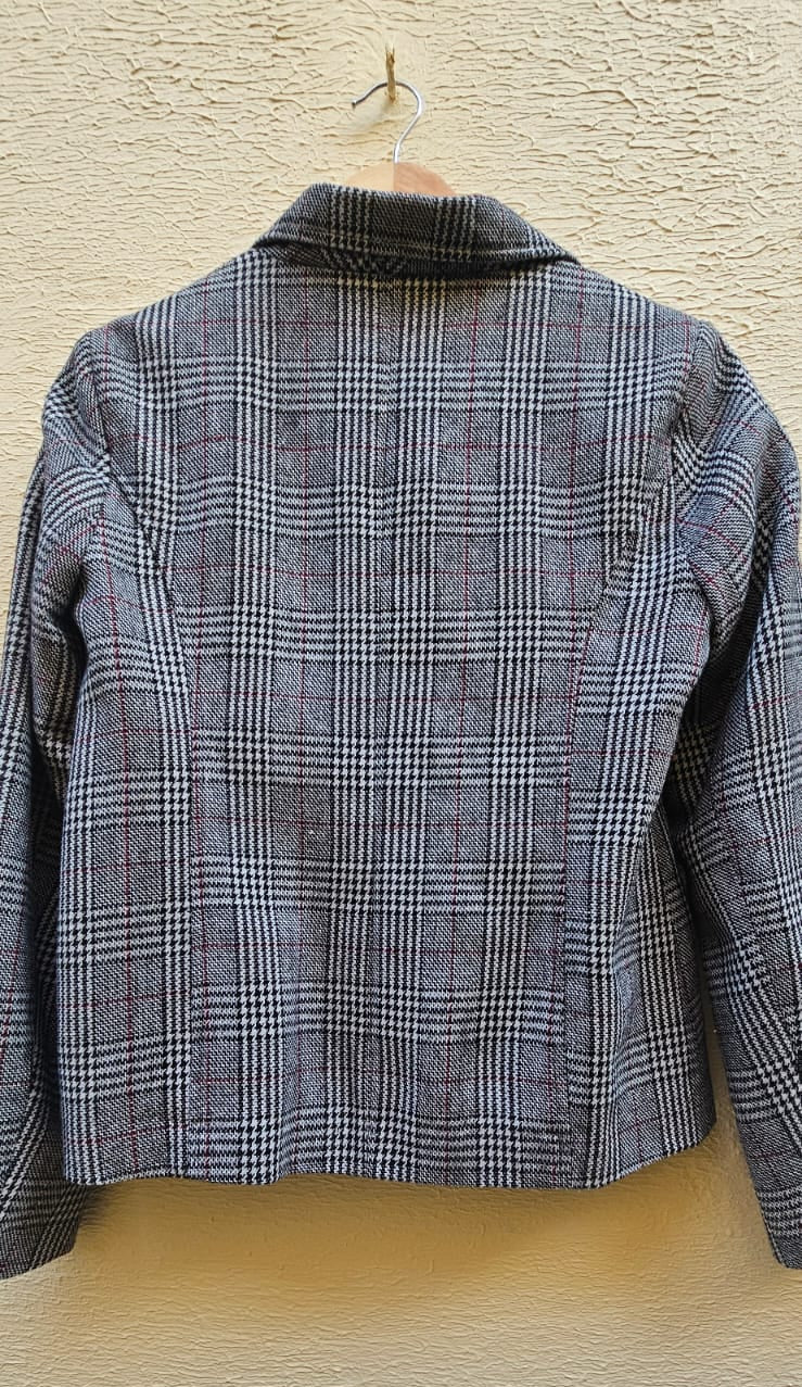 Peacocks Checked Blazer