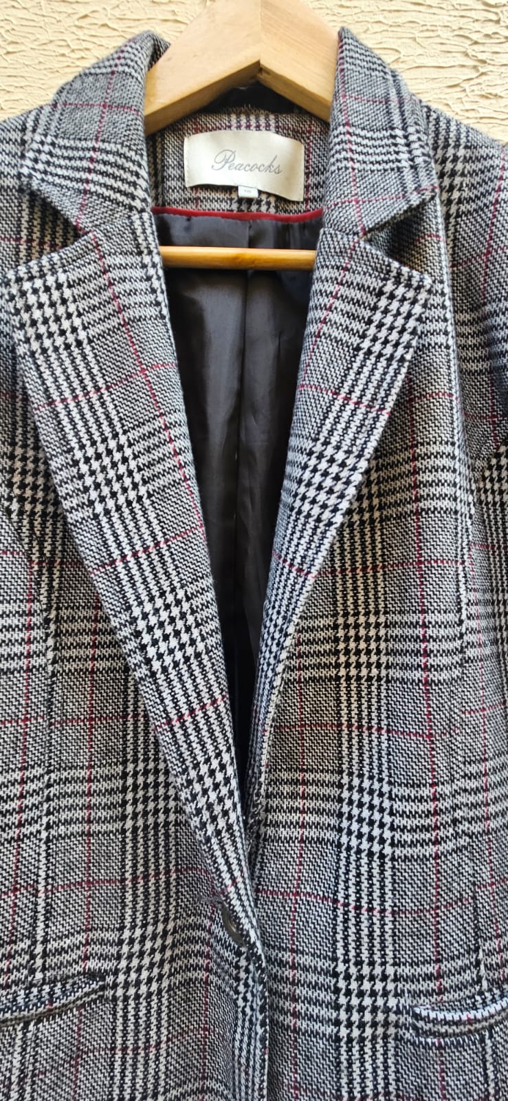 Peacocks Checked Blazer