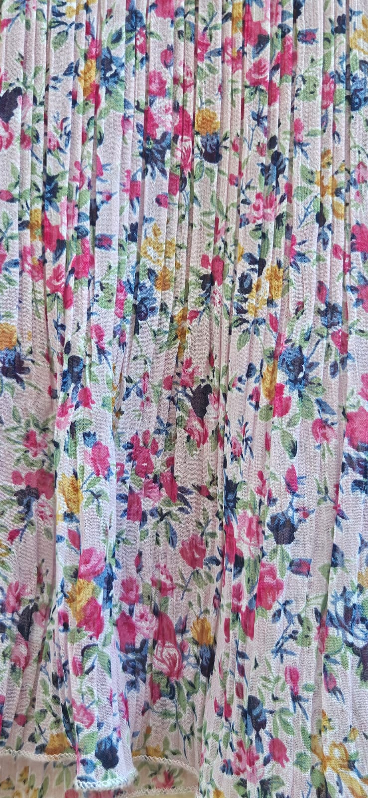 Pink Floral Long Sleeve Top