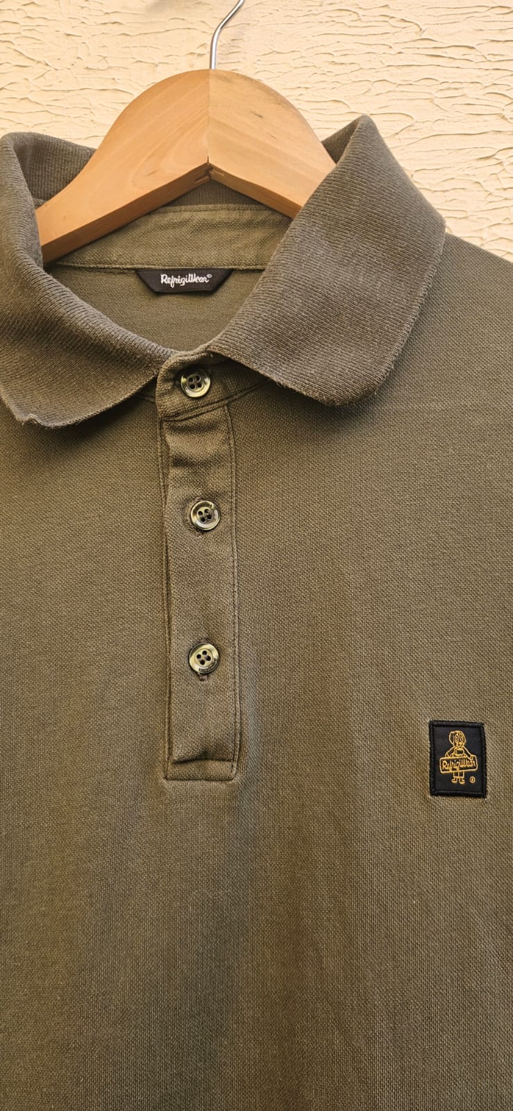 Olive Green Polo Shirt - Size S