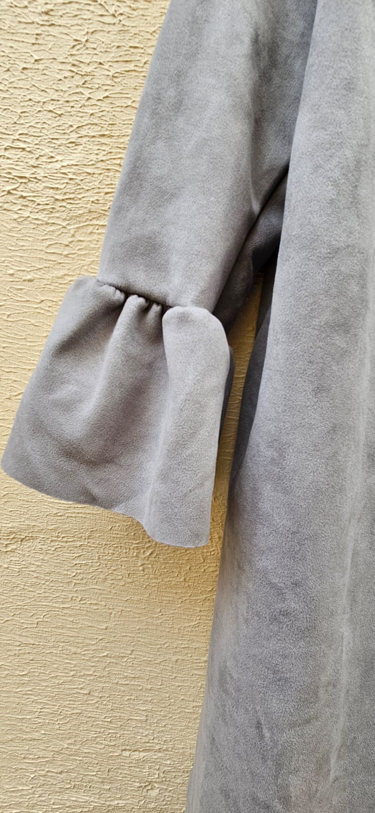 Grey Puffer Sleeve Jacket