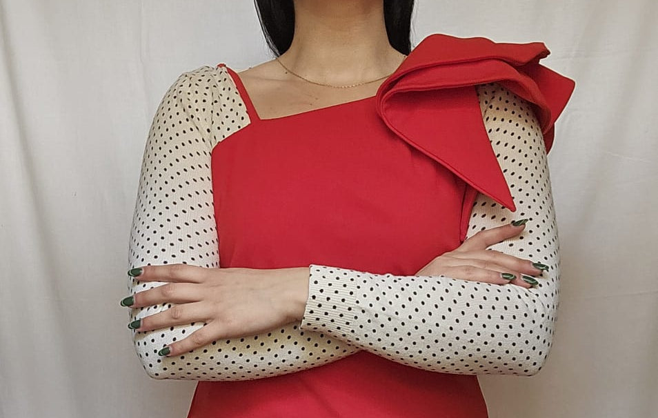 Cream Polka Dot Cardigan