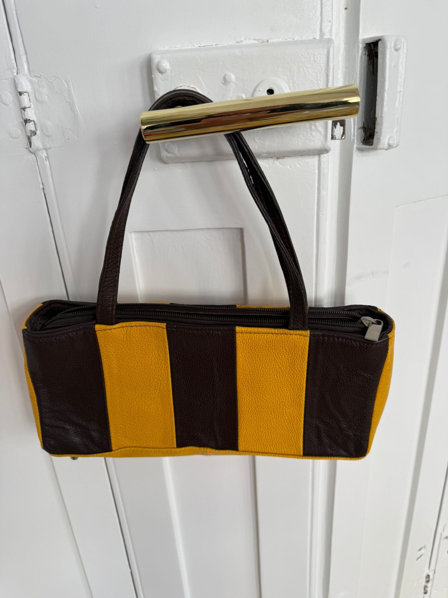 Furla Black Leather Tote Bag — Poppy's Closet