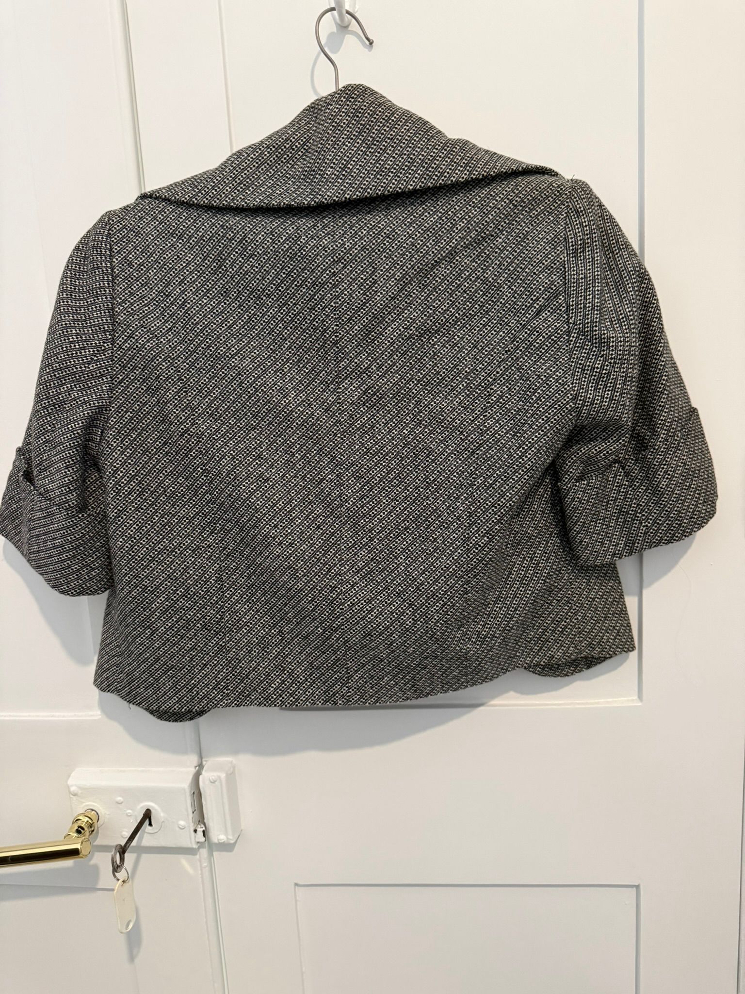 Bedo Cropped Tweed Blazer – Poppy's Closet