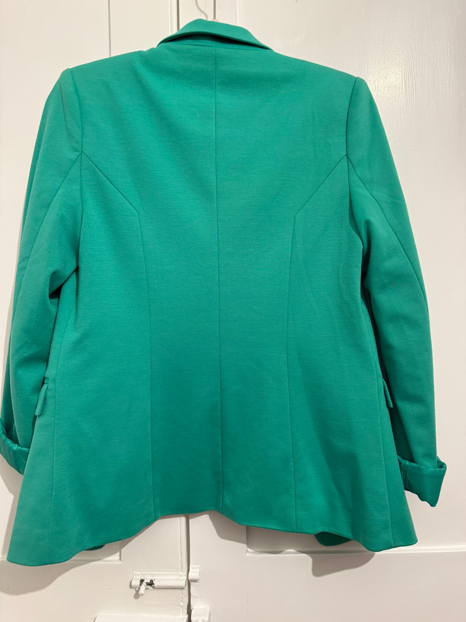 Oasis Green Blazer Size 10/36 — Poppy's Closet
