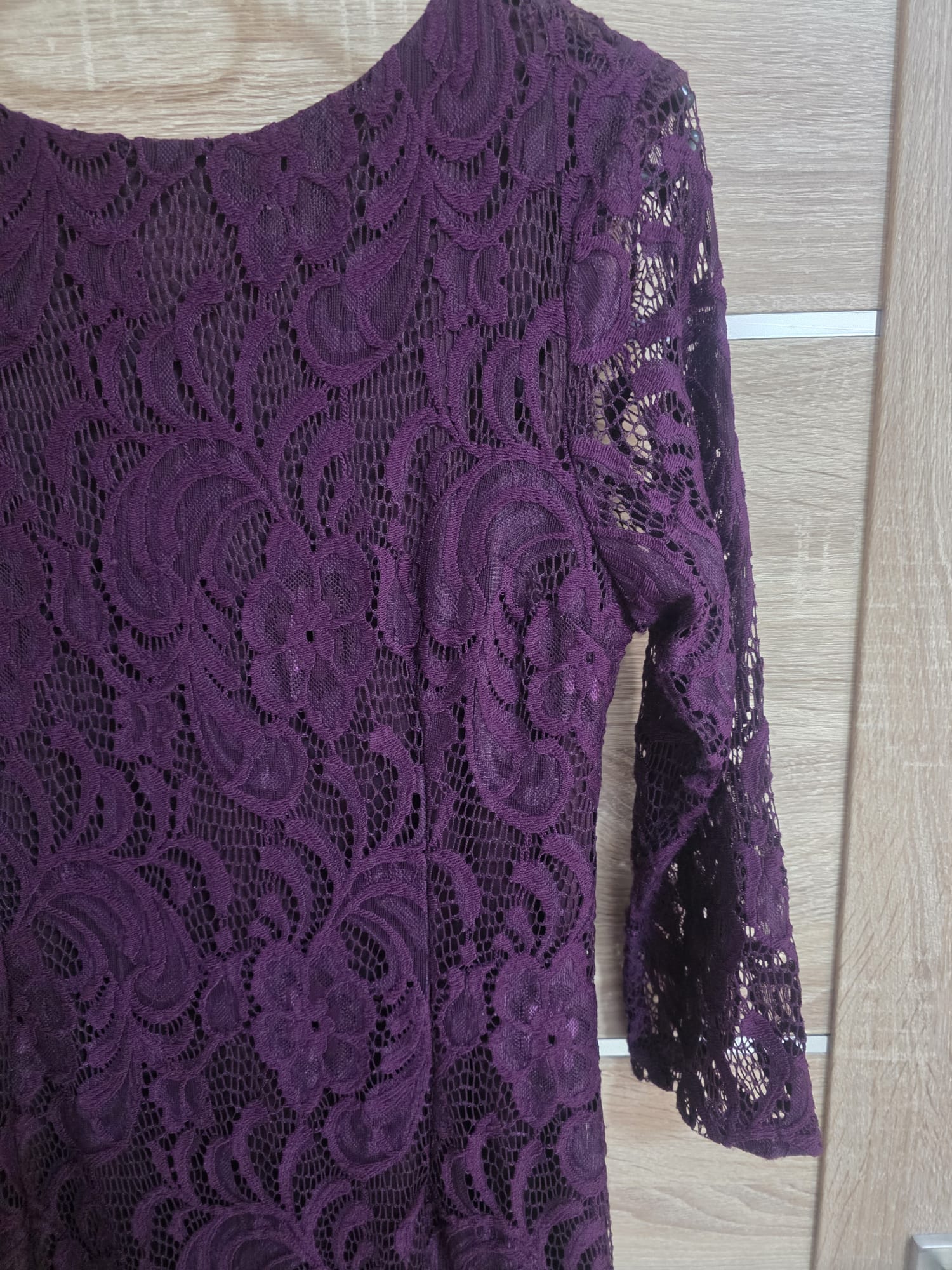 Lace 3/4 Sleeve Bodycon Midi Dress – Feffey's Closet