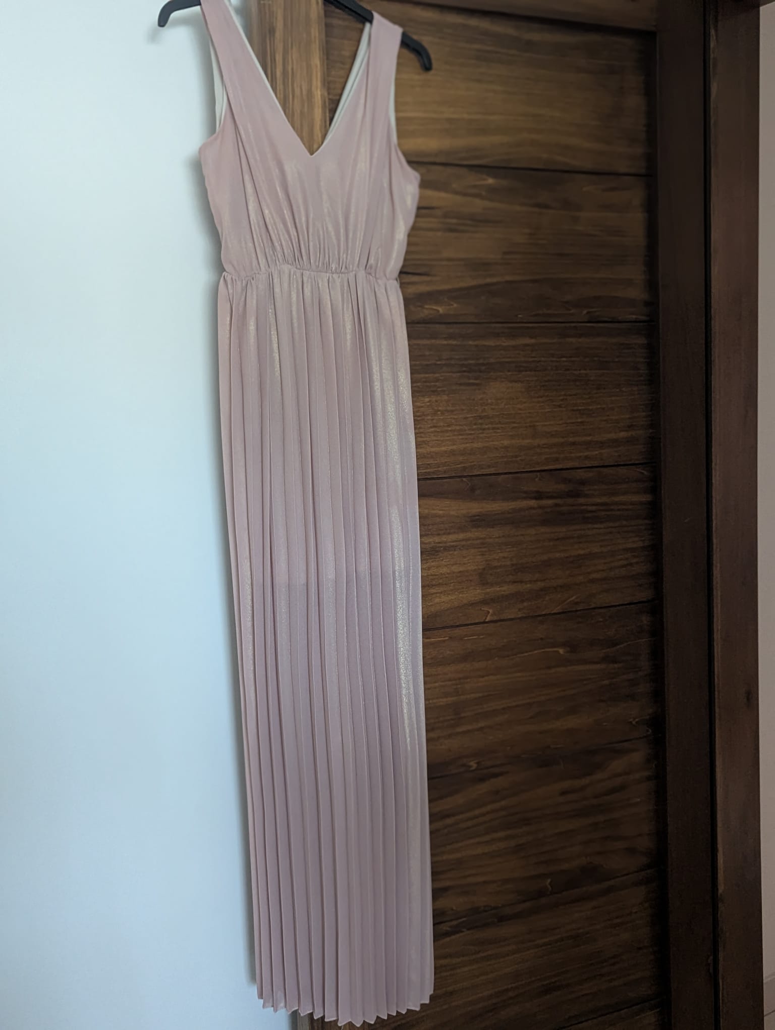 Blush Pleated Maxi Dress – Lulu's Closet
