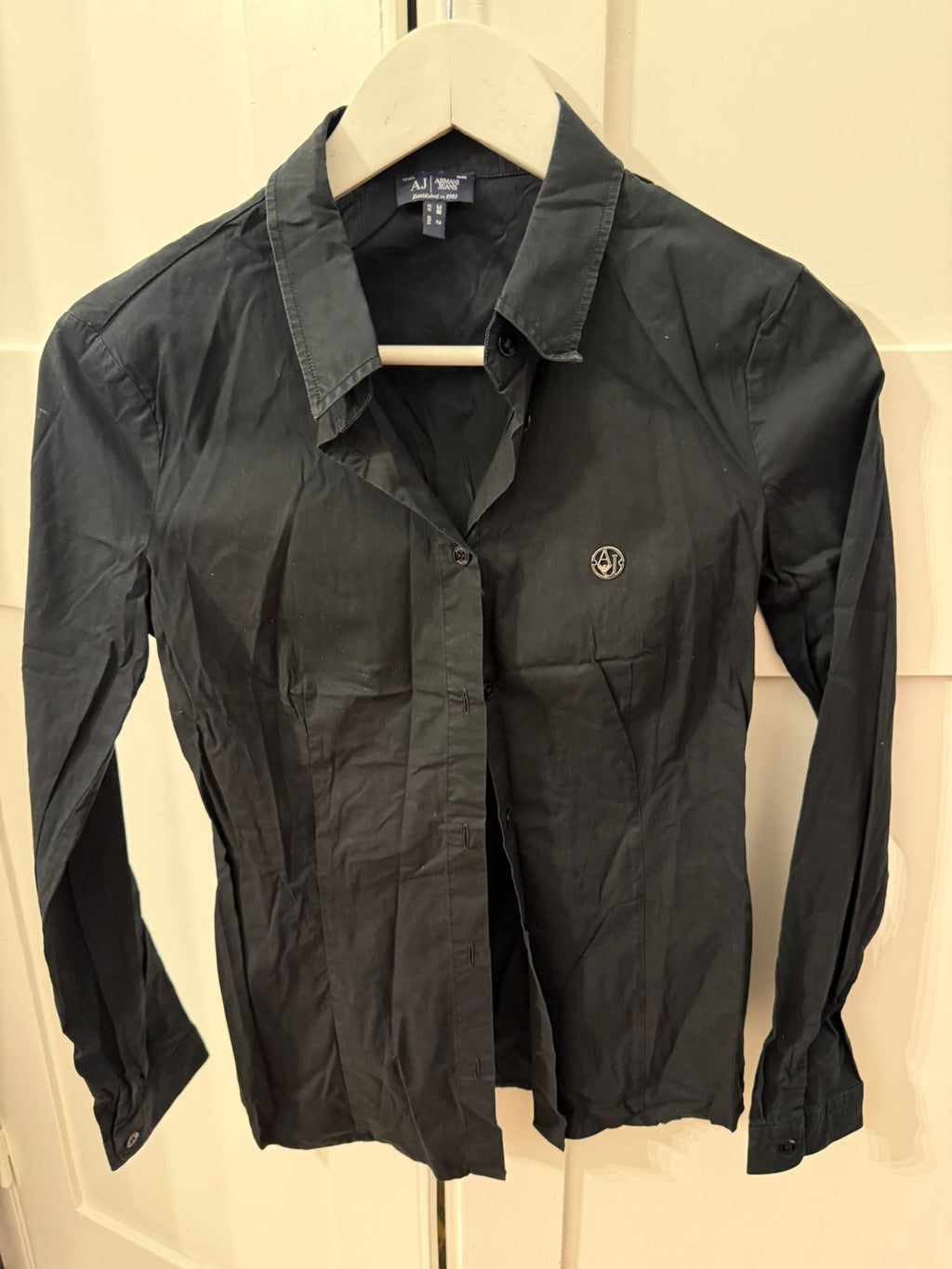 Armani Jeans Black Button-Up Shirt – Poppy's Closet