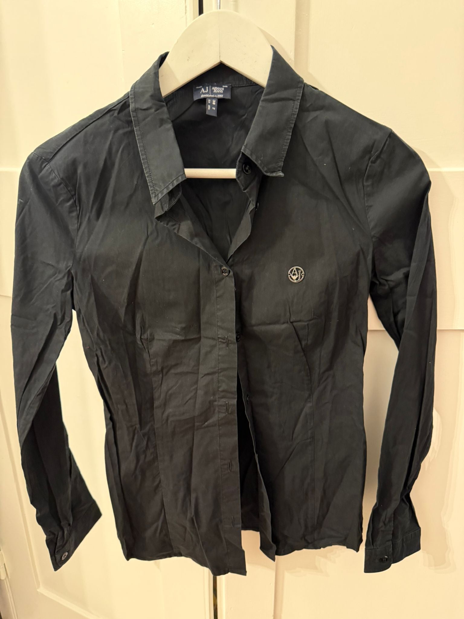 Armani Jeans Black Button-Up Shirt – Poppy's Closet