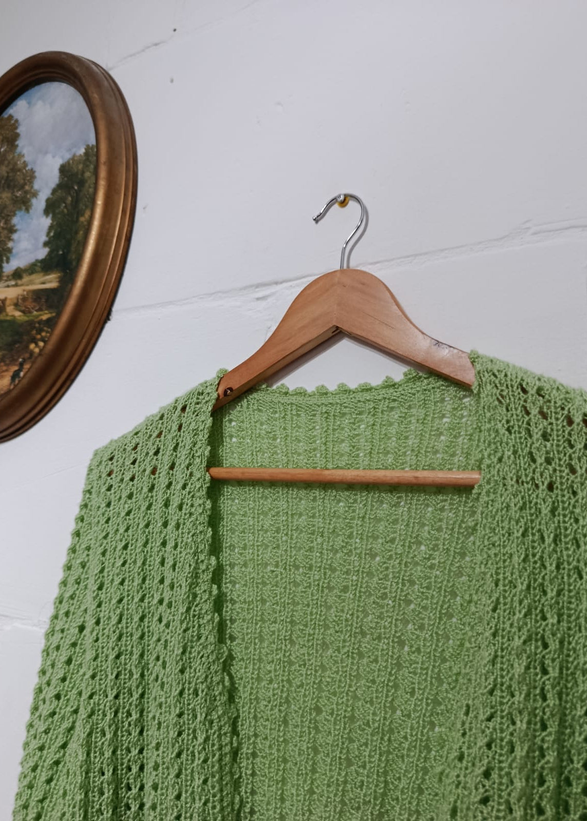 Lime Open Cardigan - Fits S-M