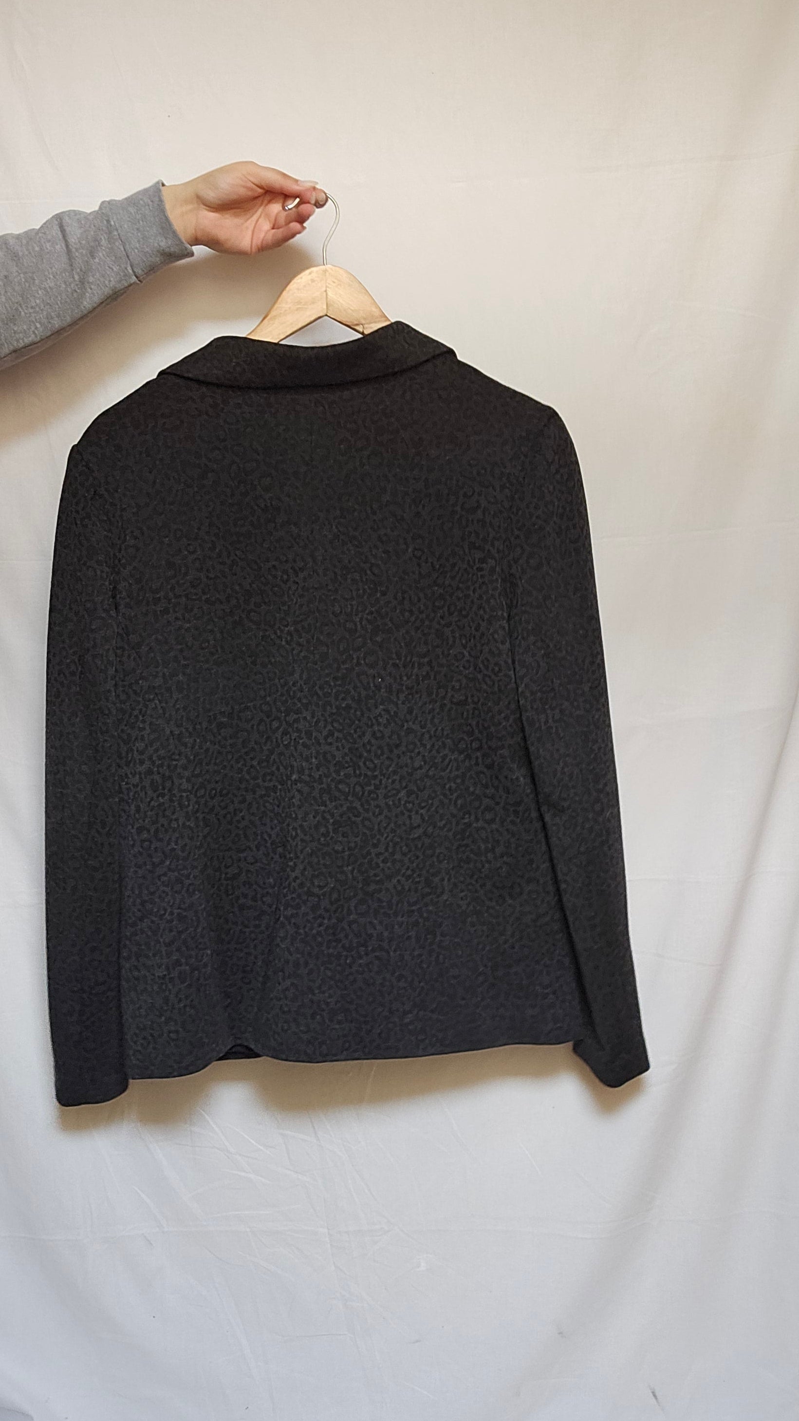 Charcoal Double-Breasted Blazer