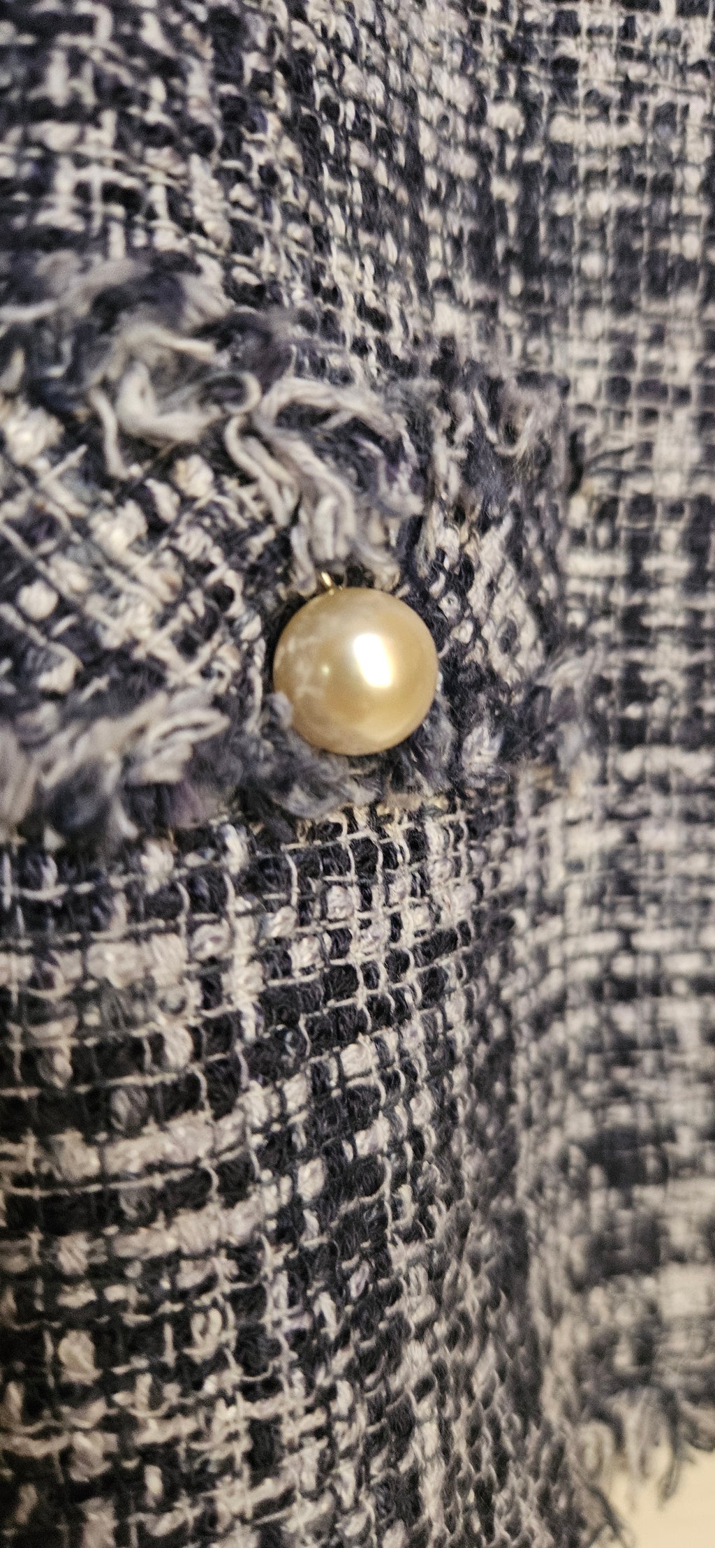 Luisa Spagnoli Blue Checked Blouse