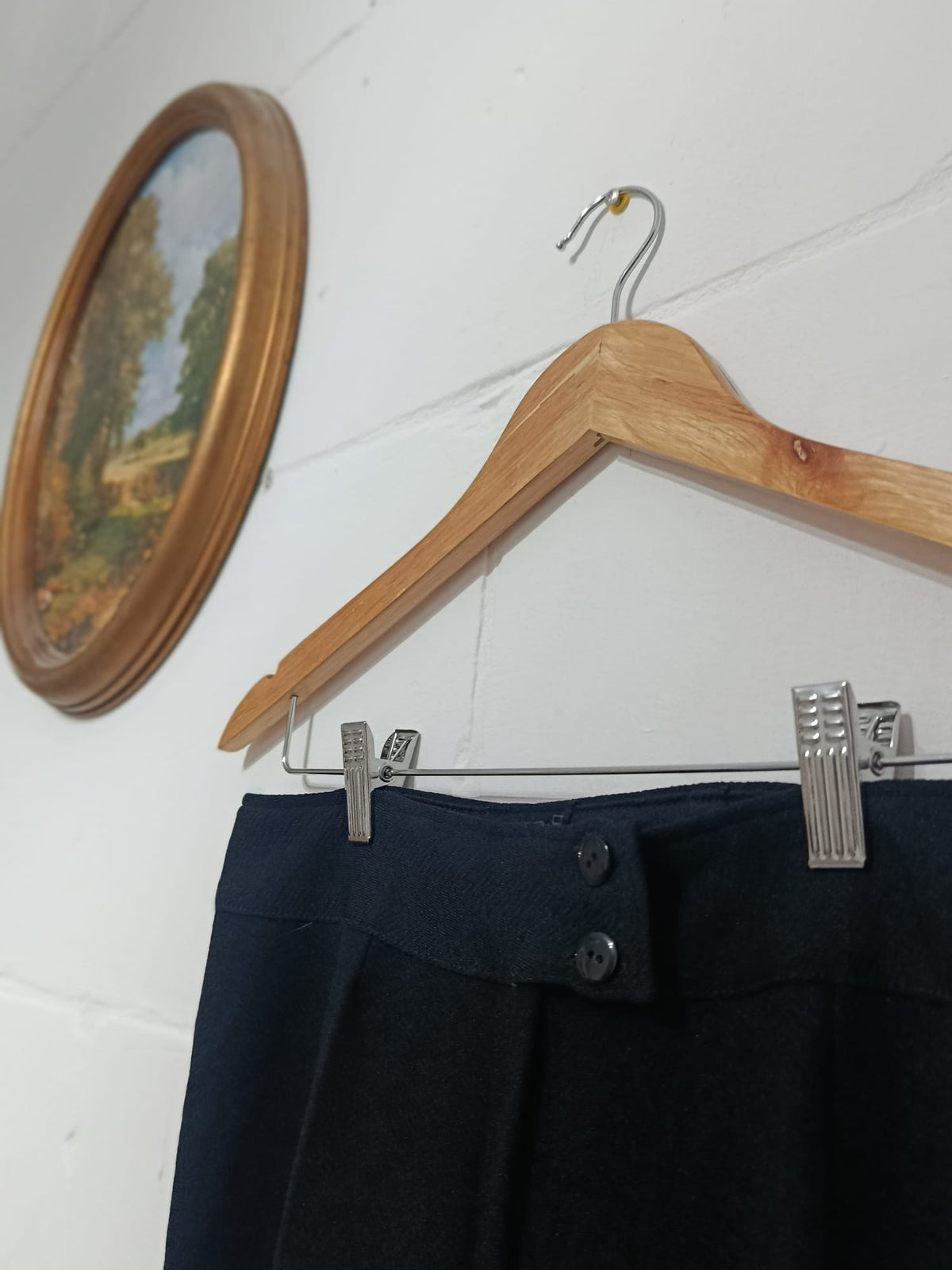Trussardi Jeans Black Straight-Leg Trousers