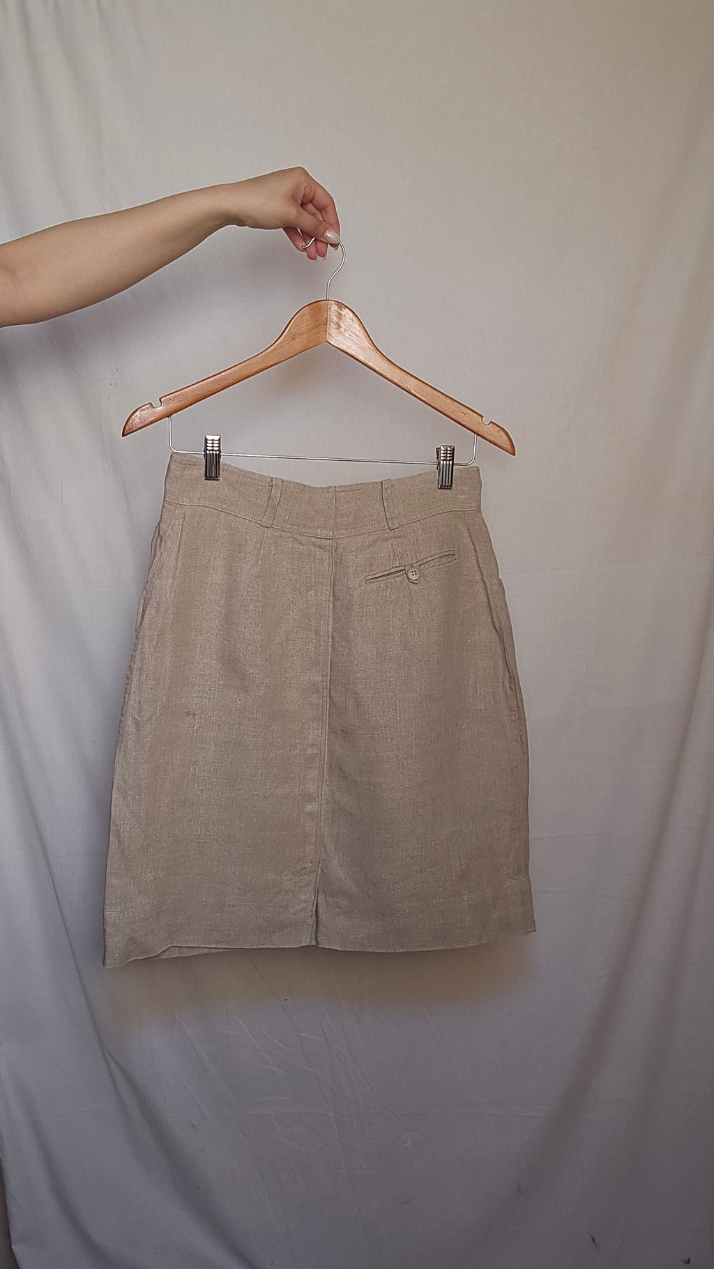 Penny Black Pure Linen High-Waisted Mini Skirt