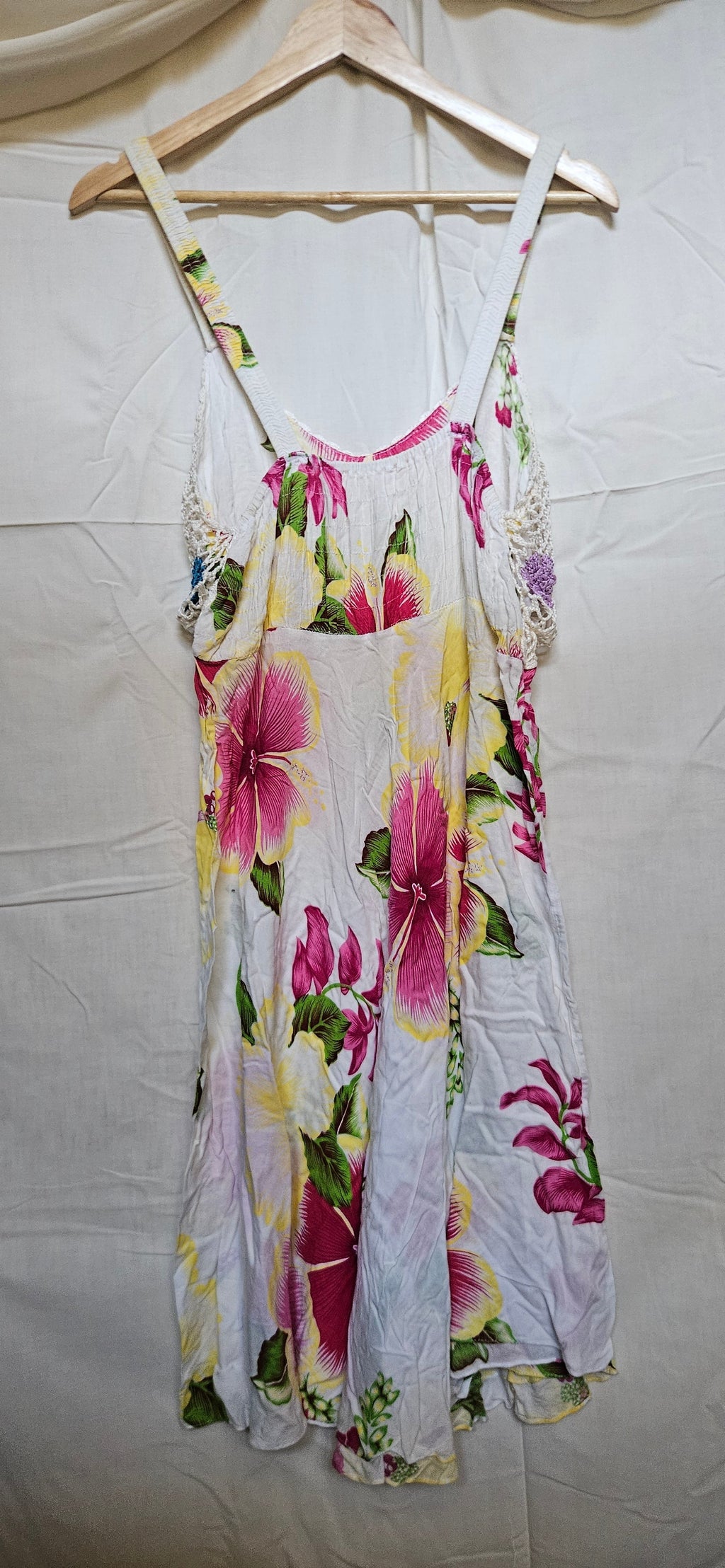 Crochet Floral Dress