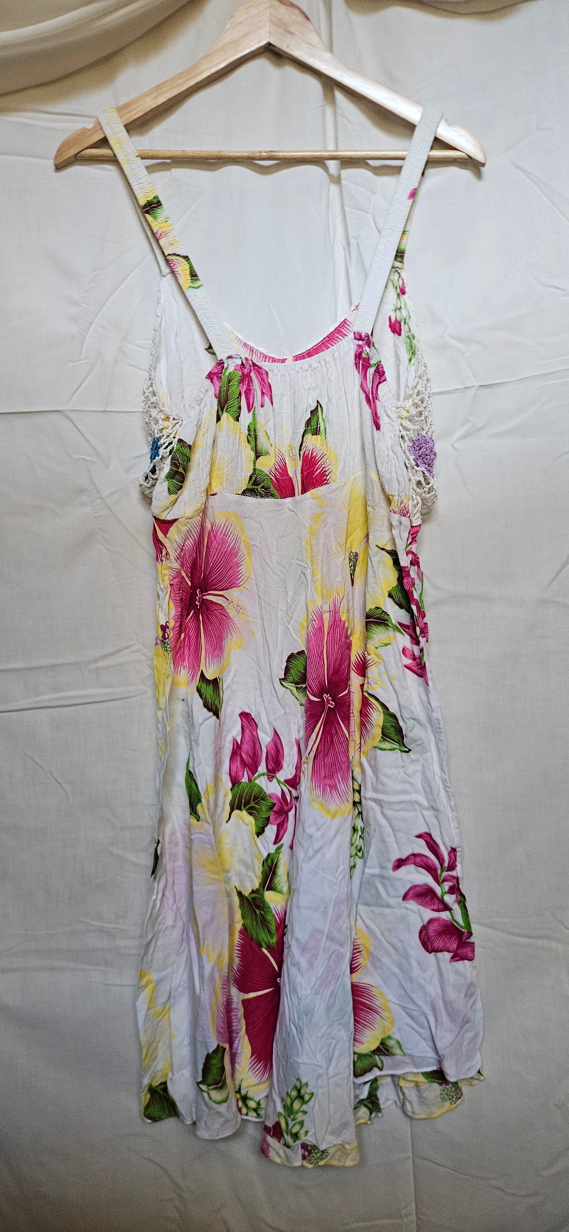 Crochet Floral Dress