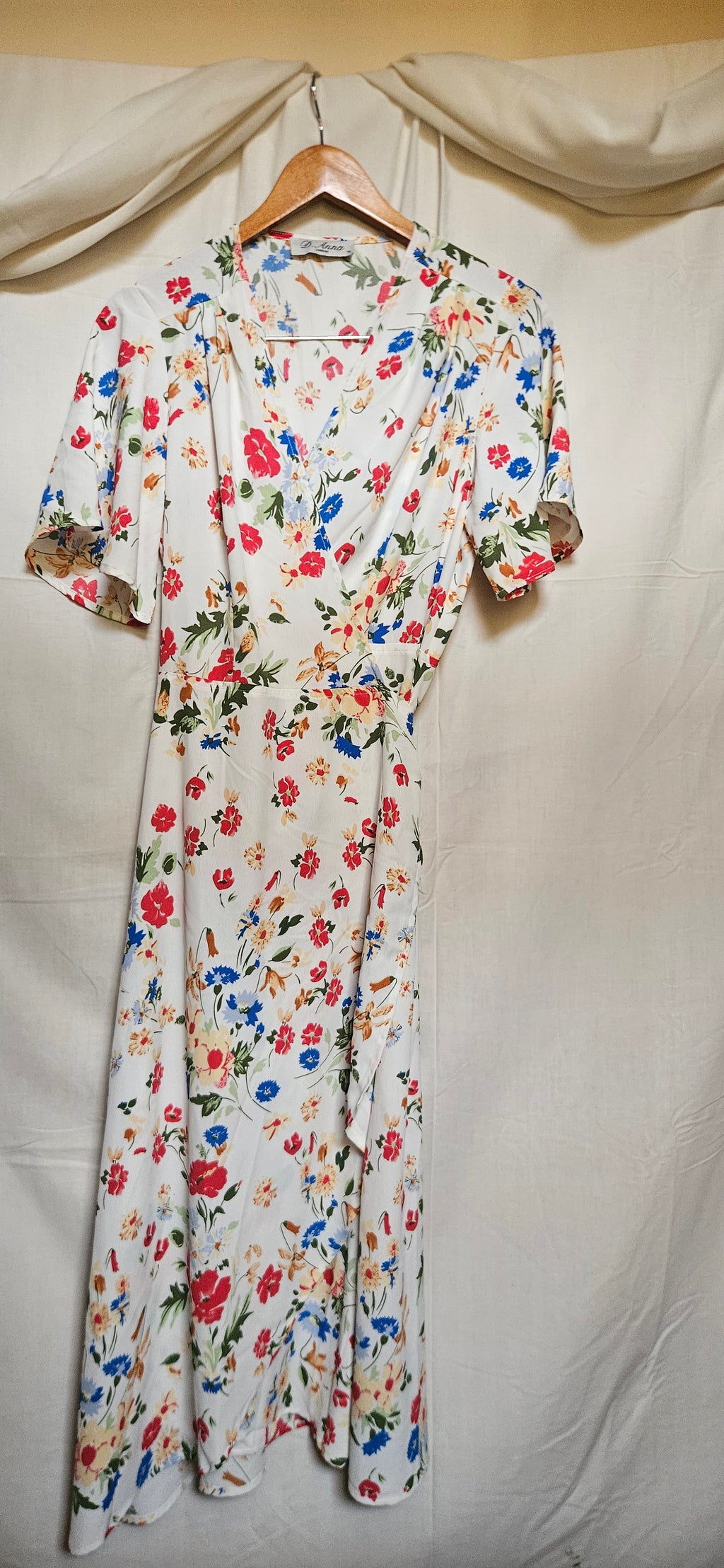 Floral White Dress