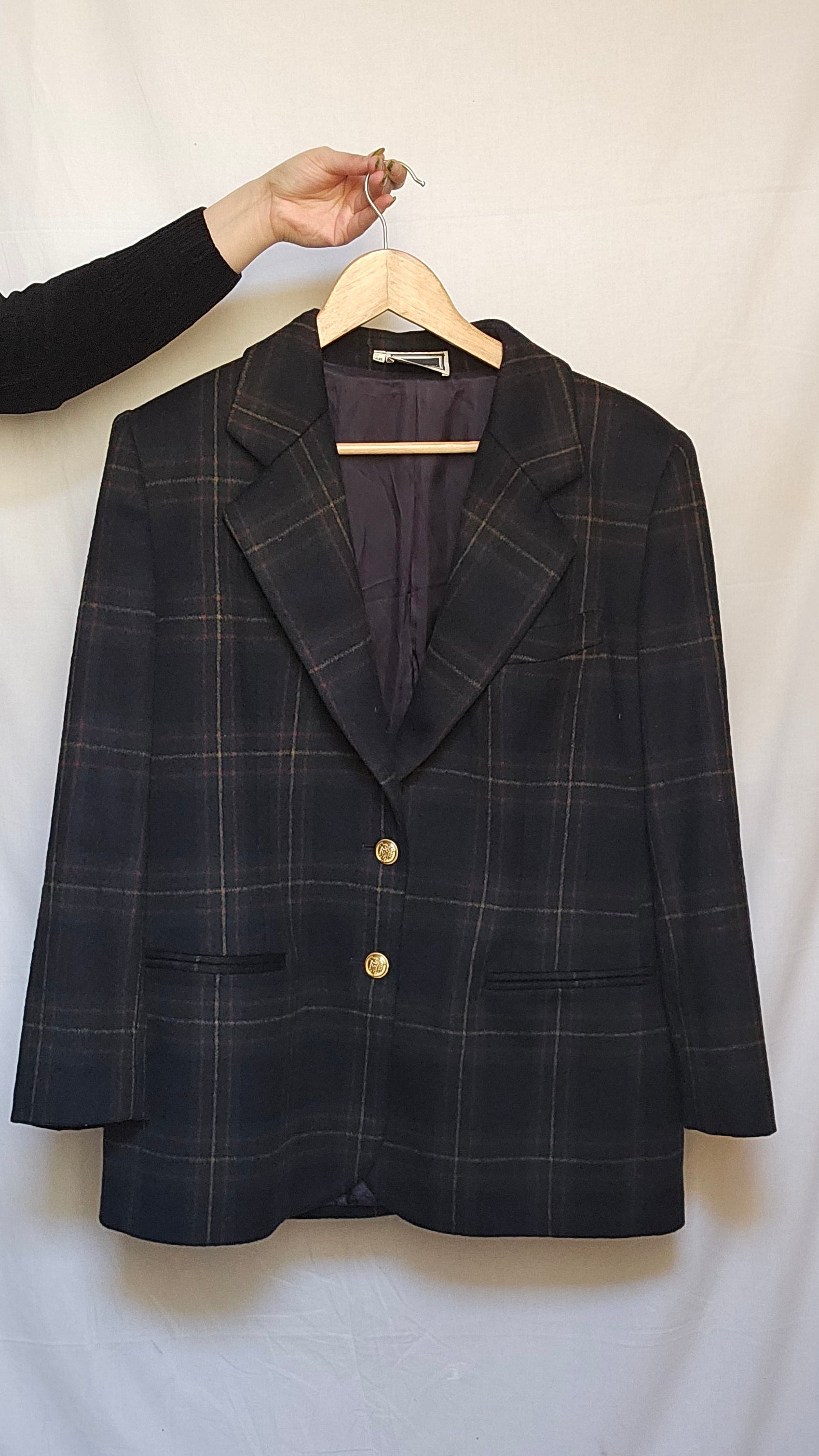 Luisa Spagnoli Check Blazer