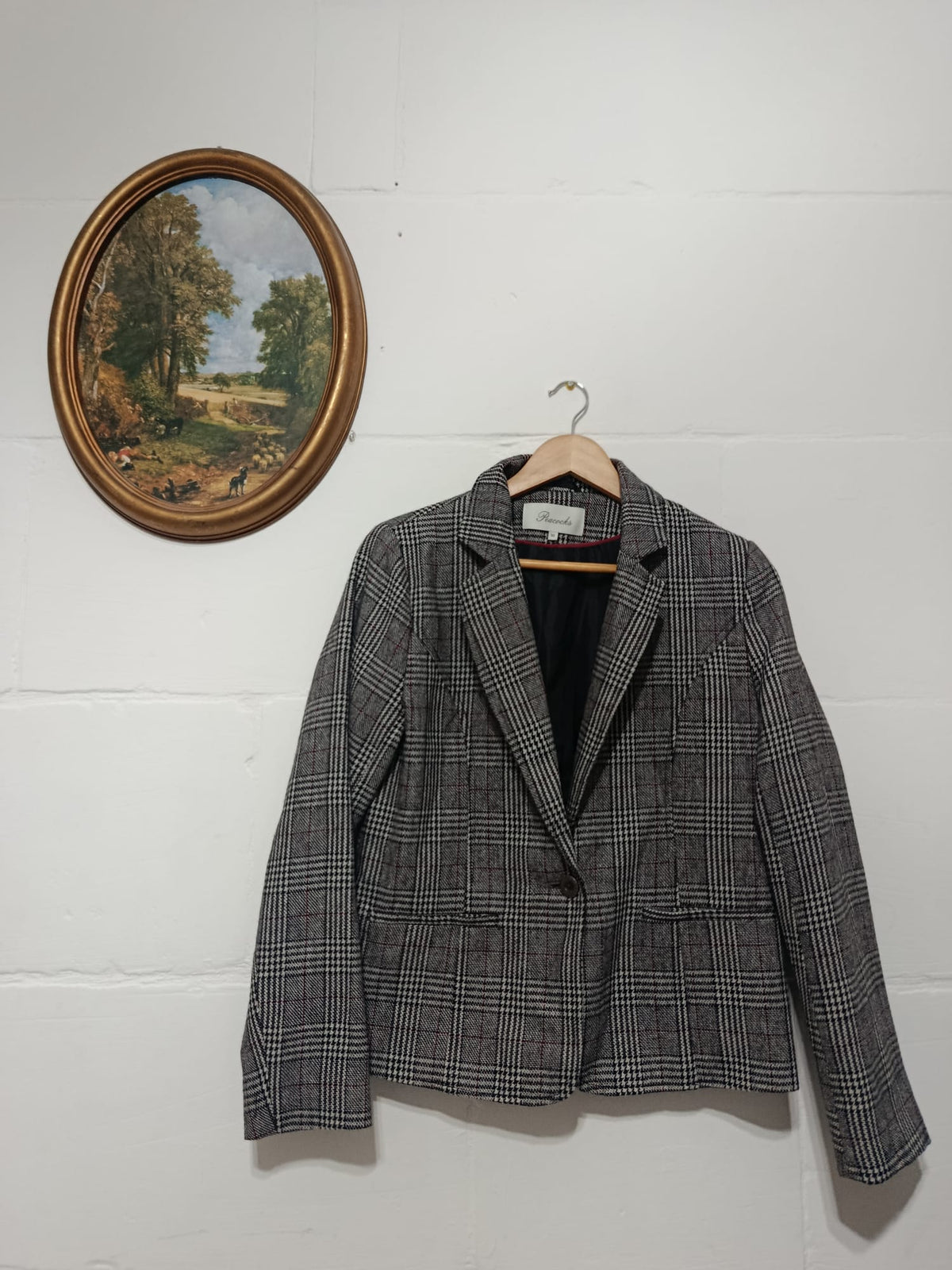 Peacocks Checked Blazer