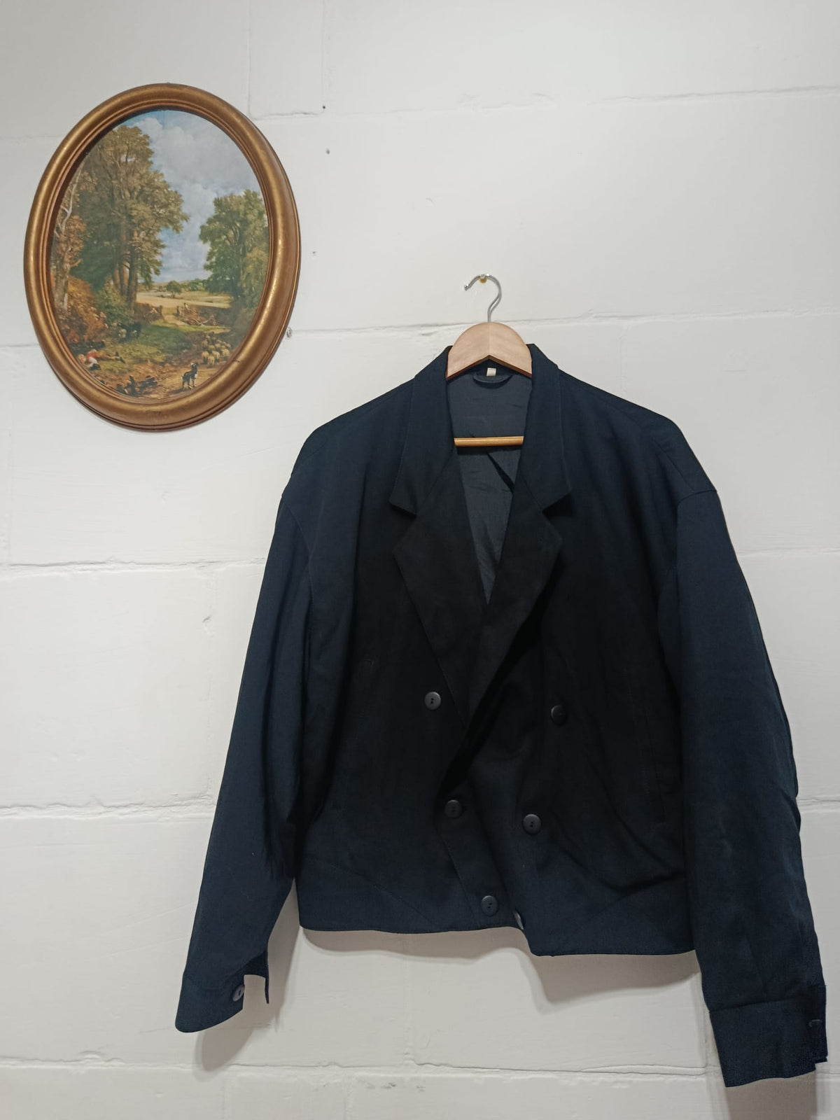Vintage Manhattan Club Double Breasted Blazer Black